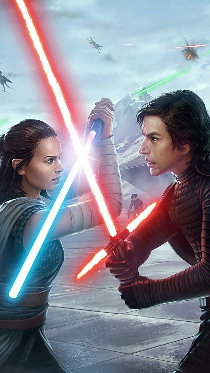 Kylo Ren Vs Rey Star Wars Wallpapers