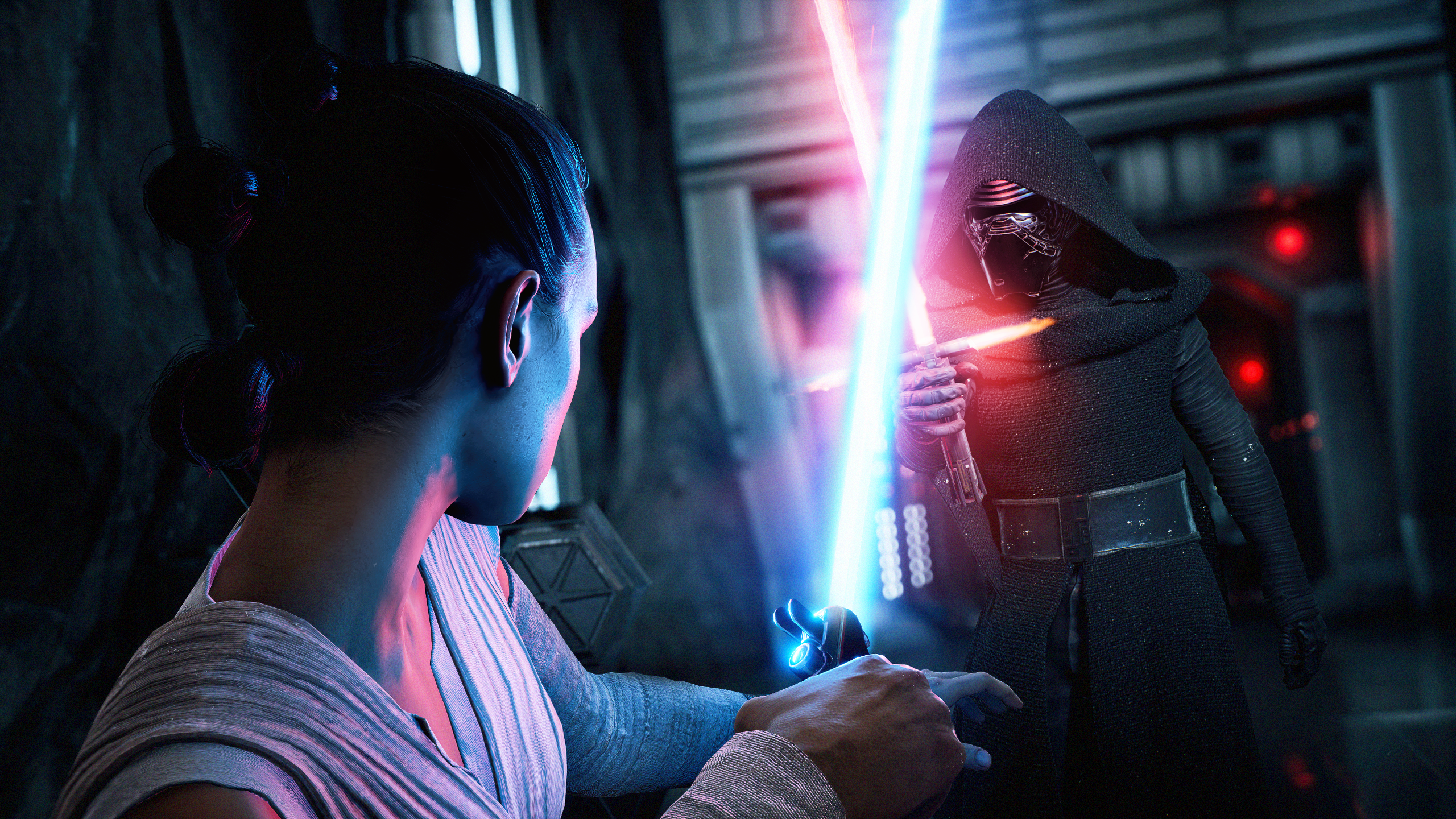 Kylo Ren Vs Rey Star Wars Wallpapers