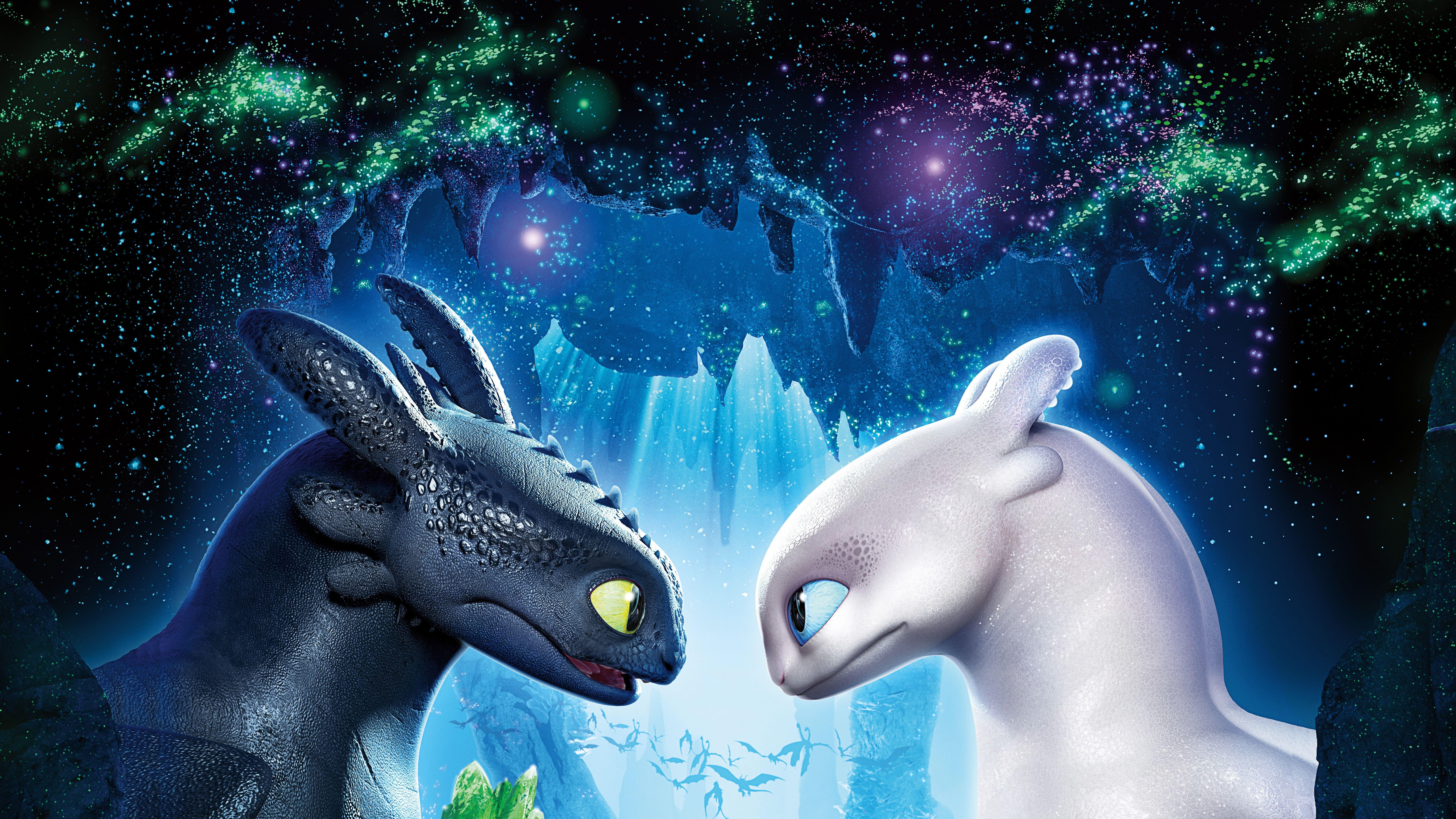 Light Fury In How To Train Your Dragon The Hidden World Wallpapers