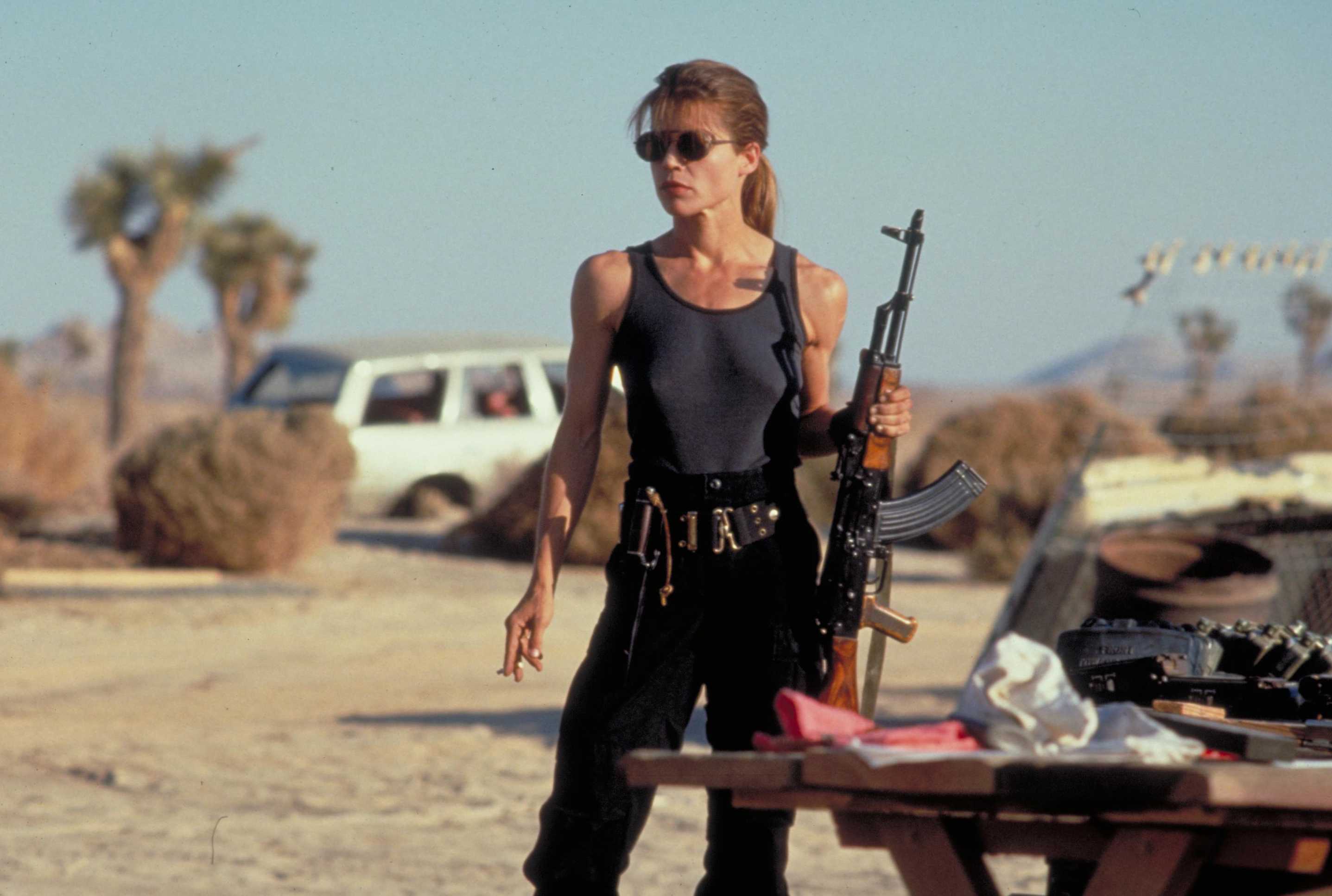 Linda Hamilton Terminator Dark Fate Wallpapers