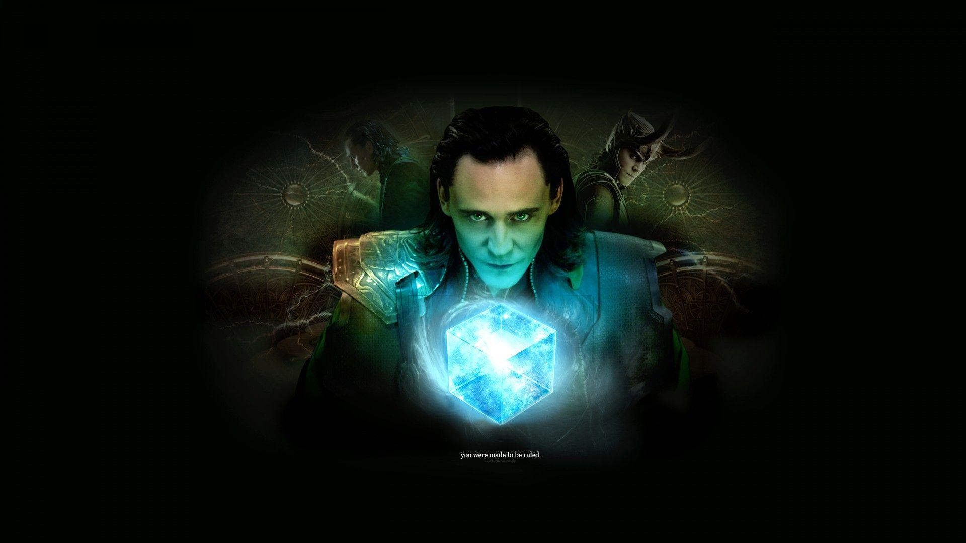 Loki Holding Infinity Stone Wallpapers