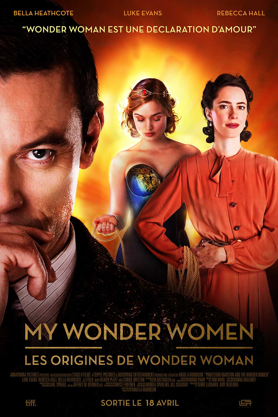 Luke Evans Professor Marston And The Wonder Women Wallpapers