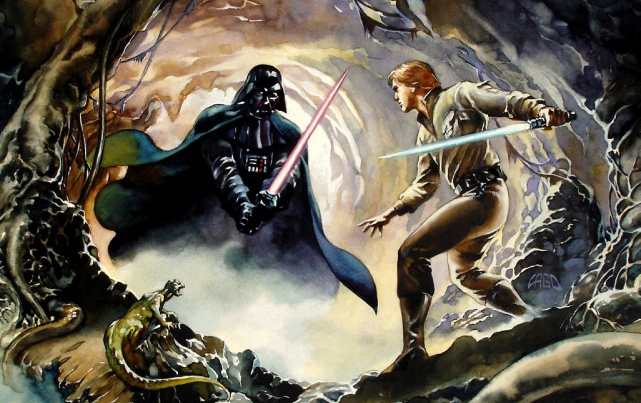 Luke Skywalker Vs Darth Vader Emperor Palpatin Wallpapers