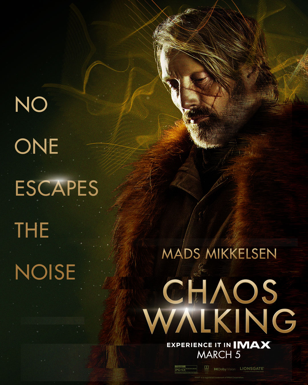 Mads Mikkelsen In Chaos Walking Wallpapers