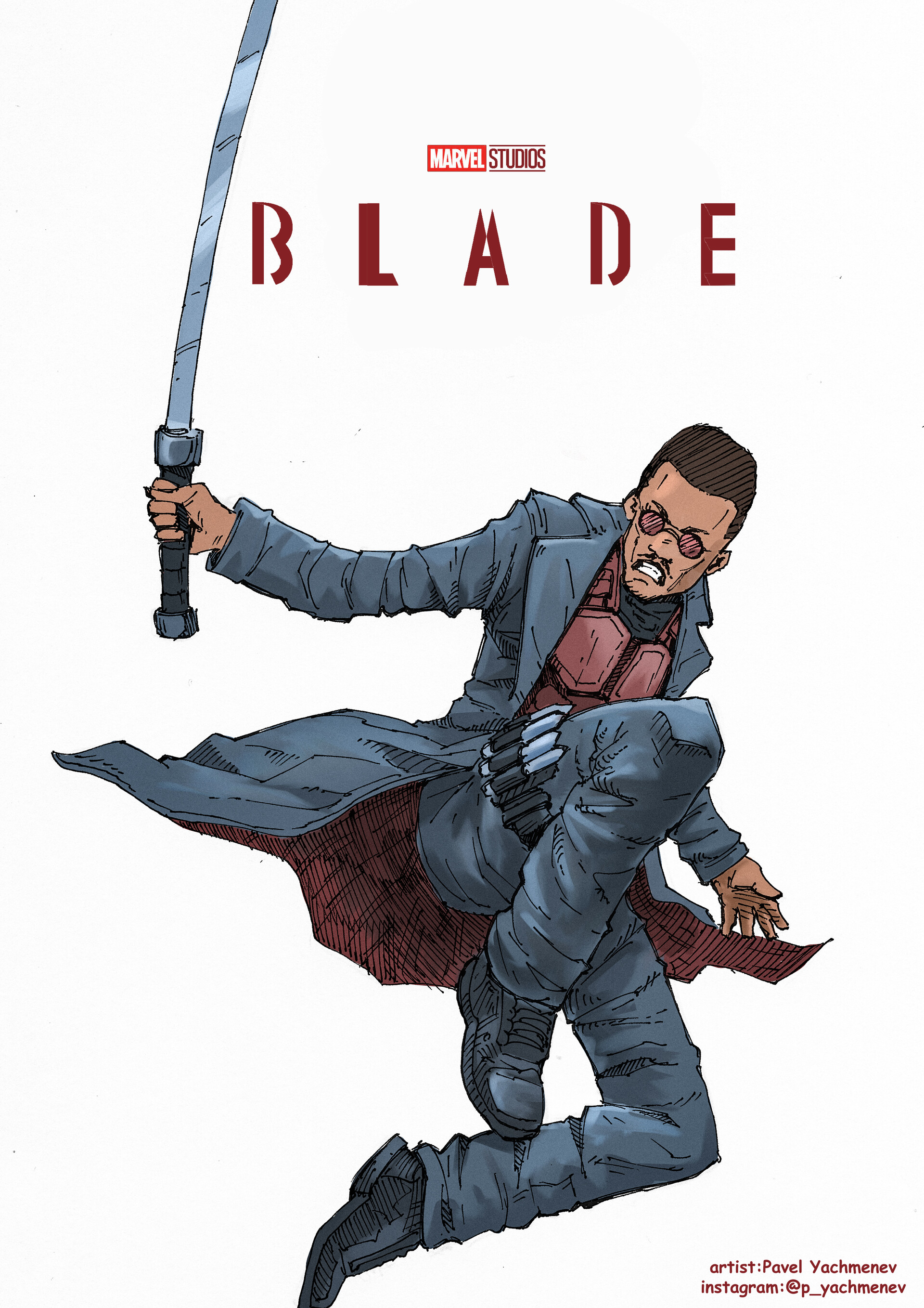 Mahershala Ali As Blade Fanart Wallpapers