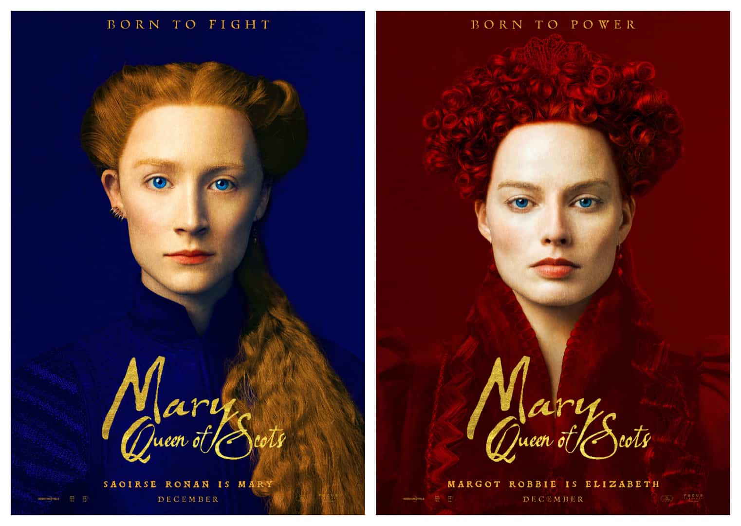 Margot Robbie And Saoirse Ronan In Mary Queen Of Scots 2018 Movie Wallpapers