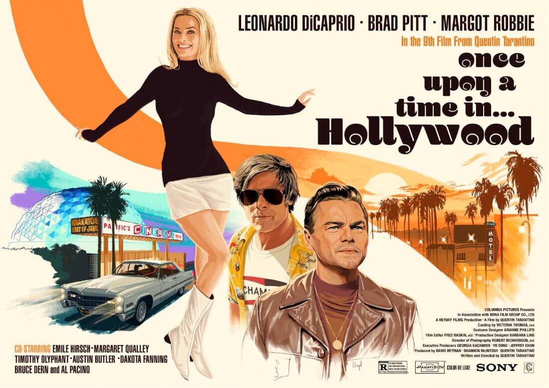 Margot Robbie Once Upon A Time In Hollywood Poster Wallpapers