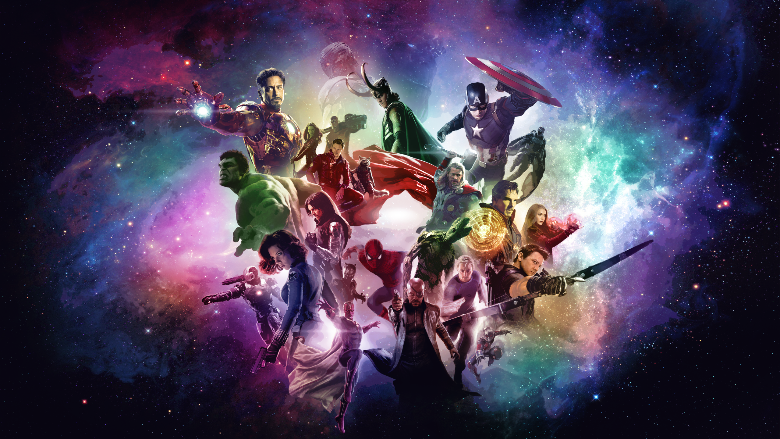 Marvel Cinematic Universe Superhero Artwork Wallpapers