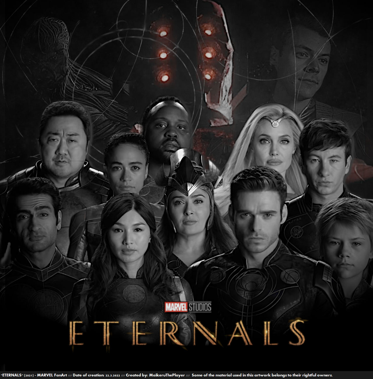 Marvel Eternals Artwork Wallpapers