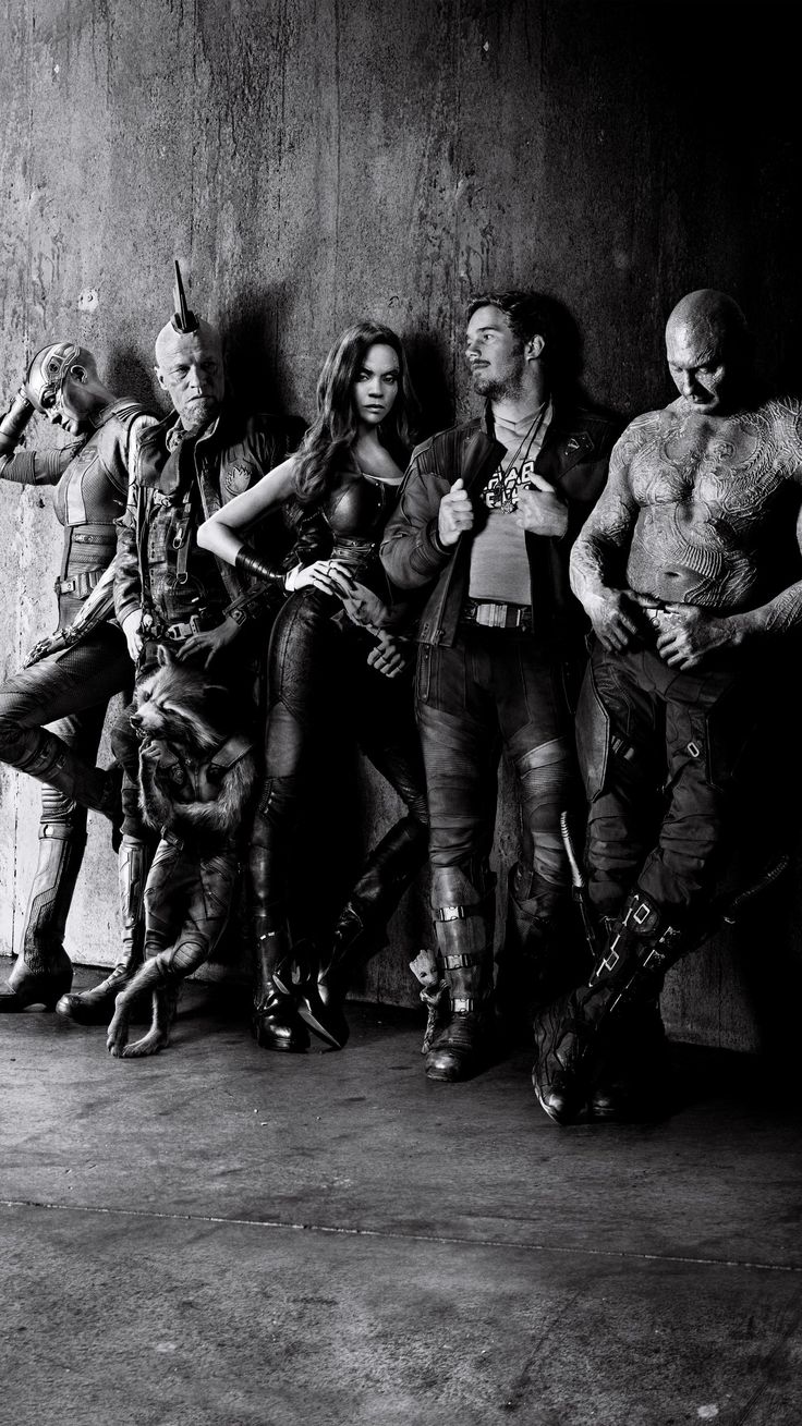 Marvel Guardians Of The Galaxy Black And White Wallpapers