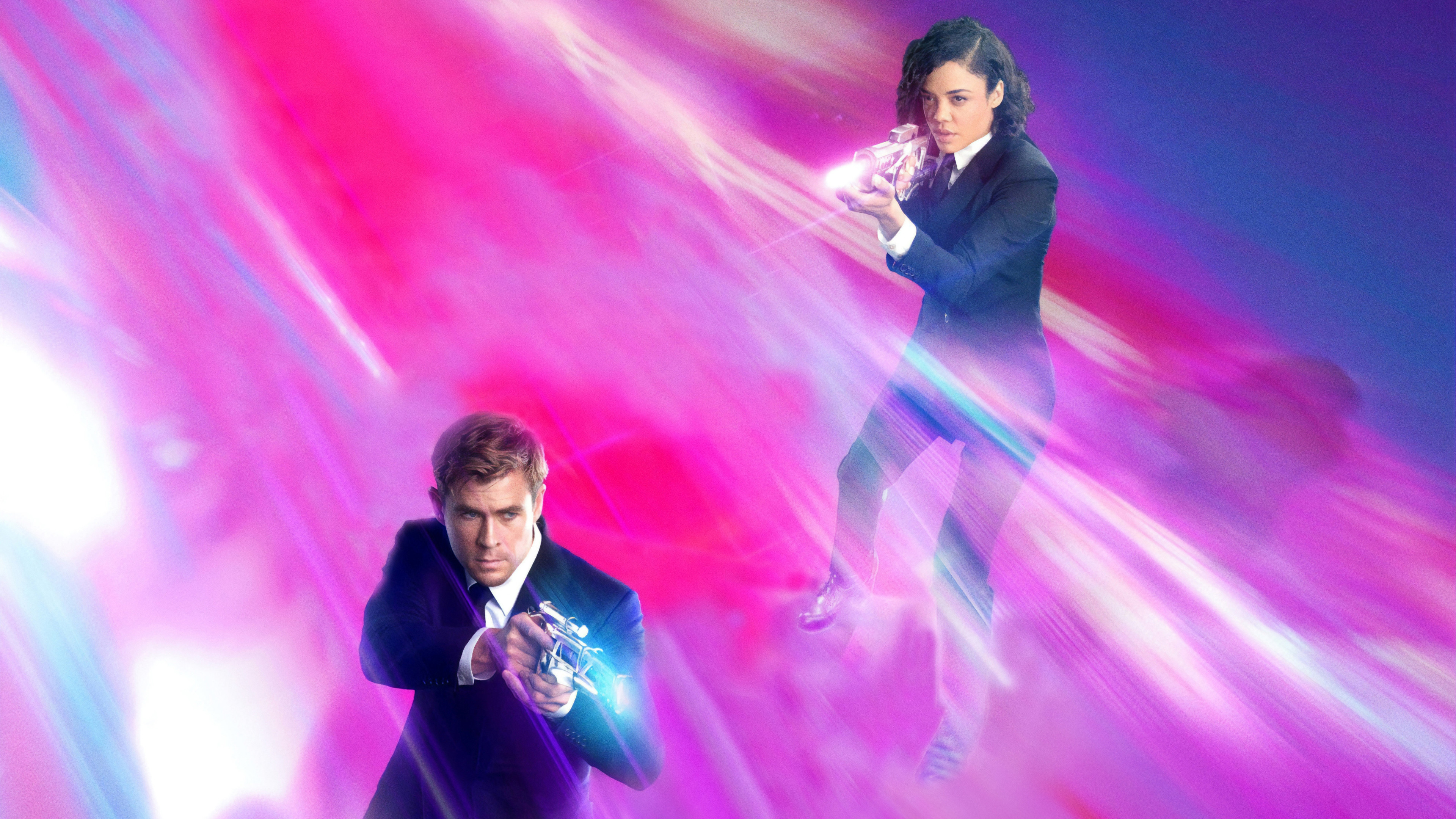 Men In Black 4 Chris Hemsworth And Tessa Thompson Wallpapers