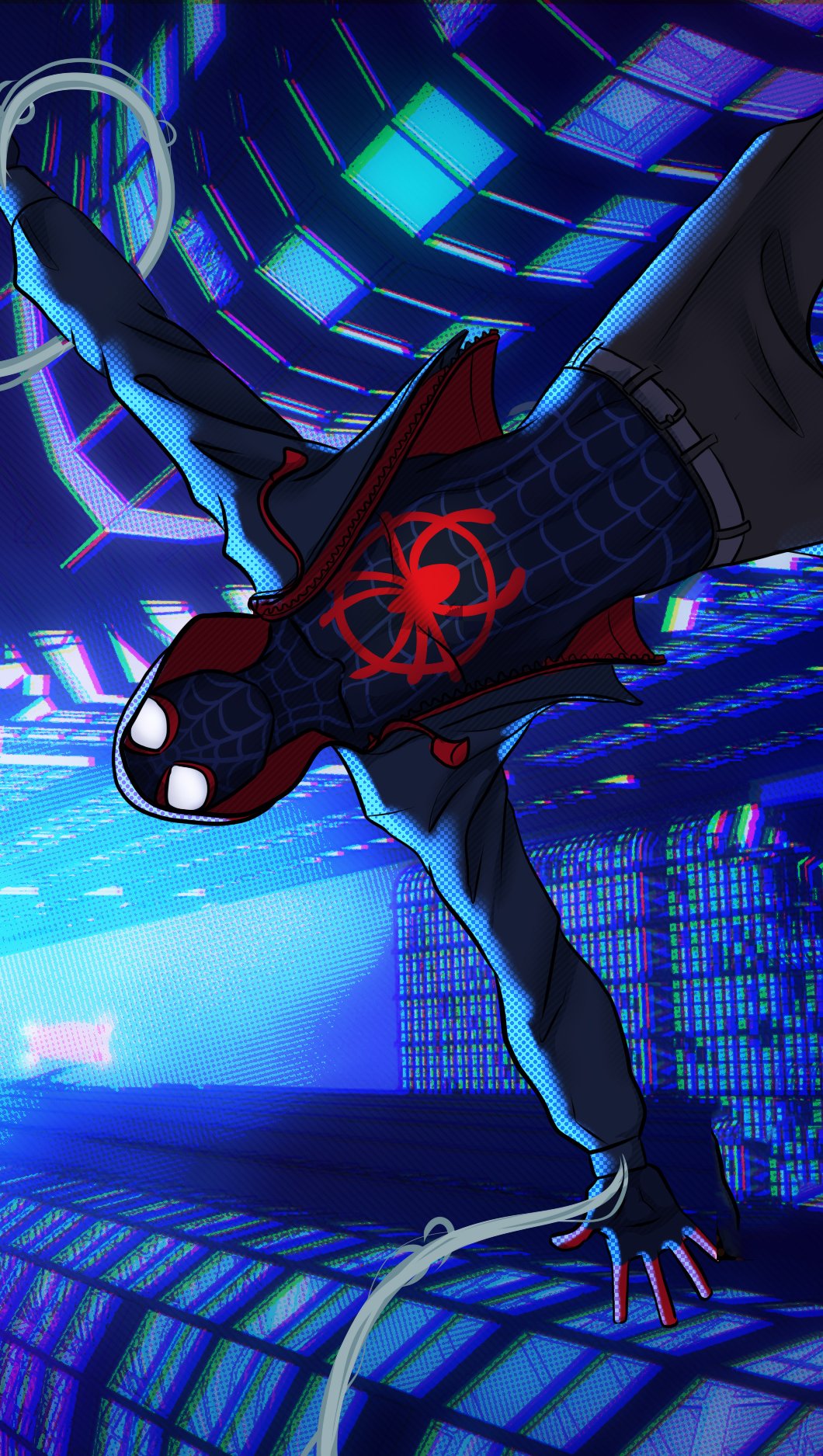 Miles Morales In Spider Man Into The Spider Verse Wallpapers