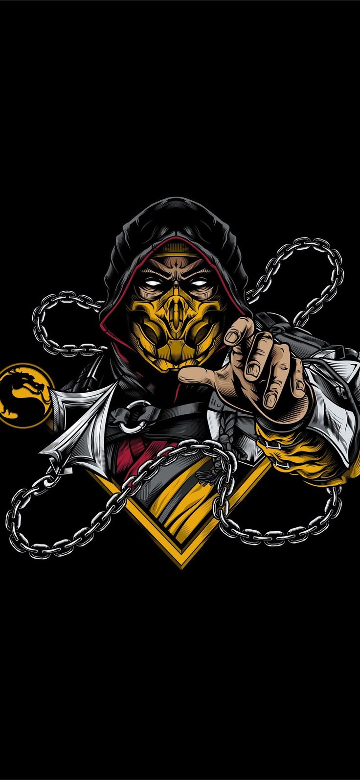 Mortal Kombat Scorpion Cool Art 2021 Wallpapers