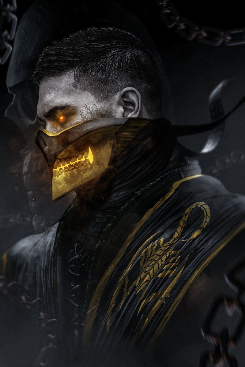 Mortal Kombat Scorpion Cool Art 2021 Wallpapers