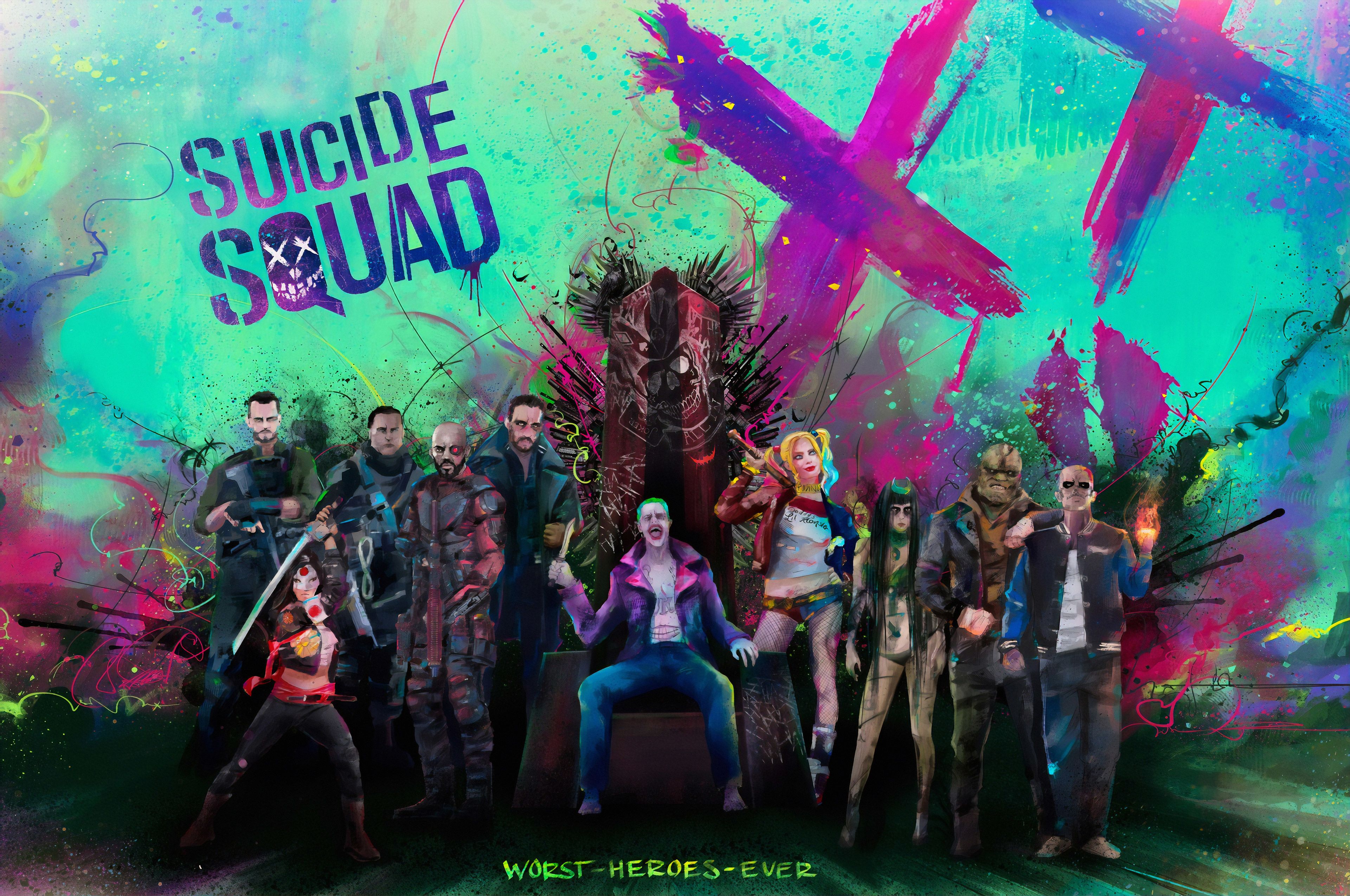 Movie Poster Of The Suicide Squad Wallpapers