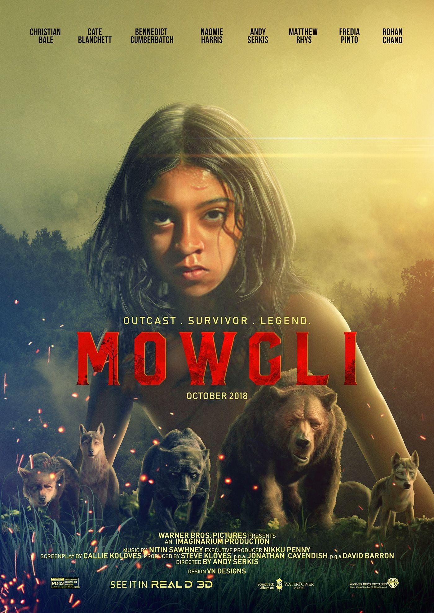 Mowgli 2018 Movie Poster Wallpapers