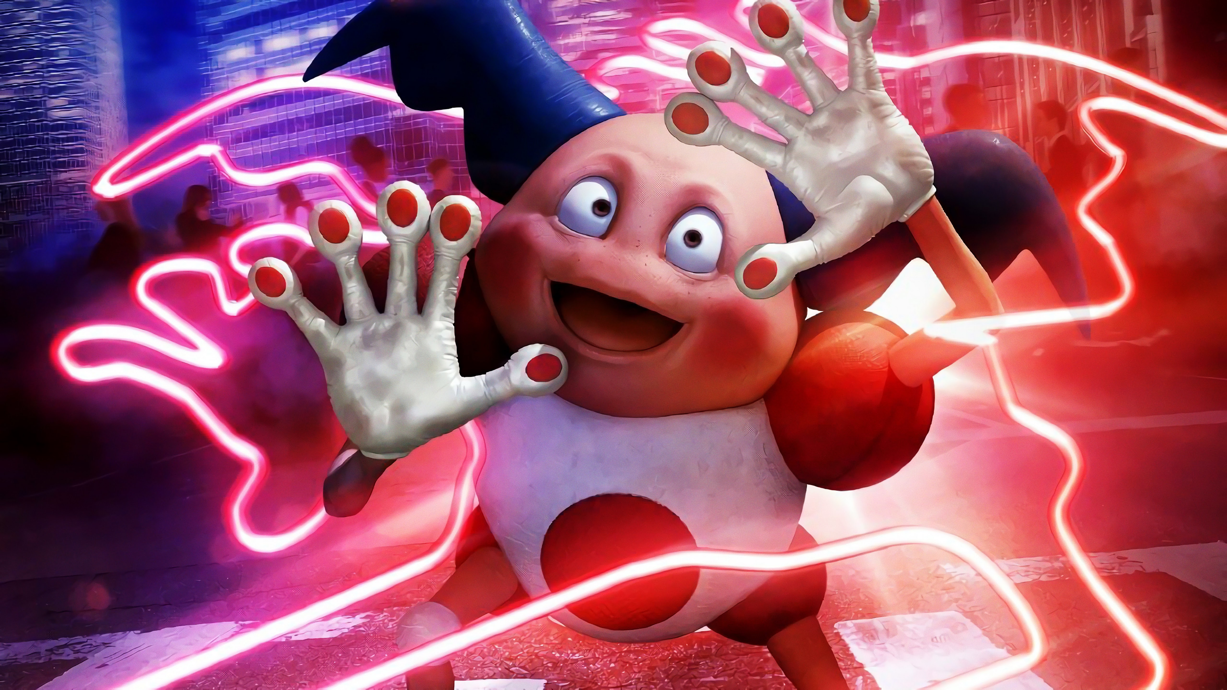 Mr. Mime In Pokemon Detective Pikachu Movie Wallpapers