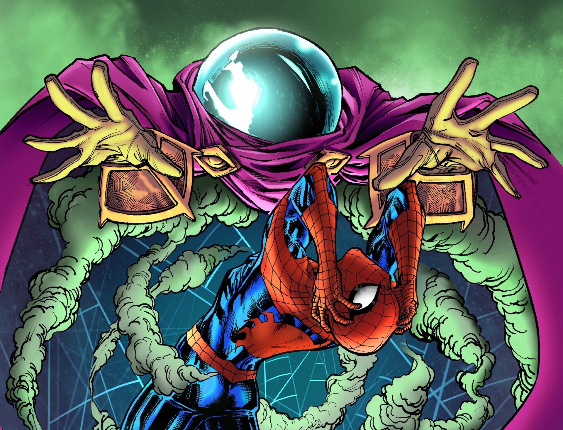 Mysterio In Spiderman Movie Wallpapers