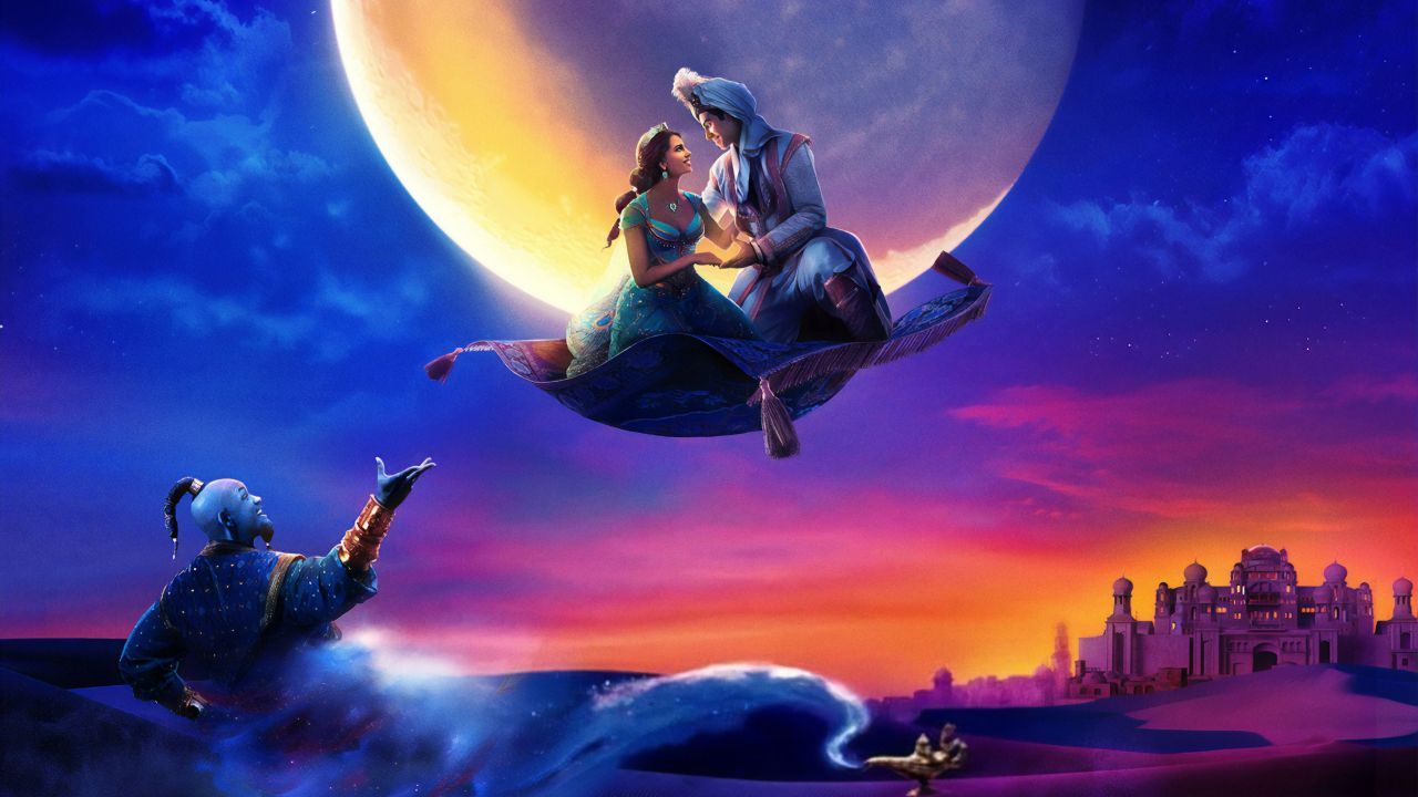 Naomi Scott As Jasmine In Aladdin Movie Wallpapers