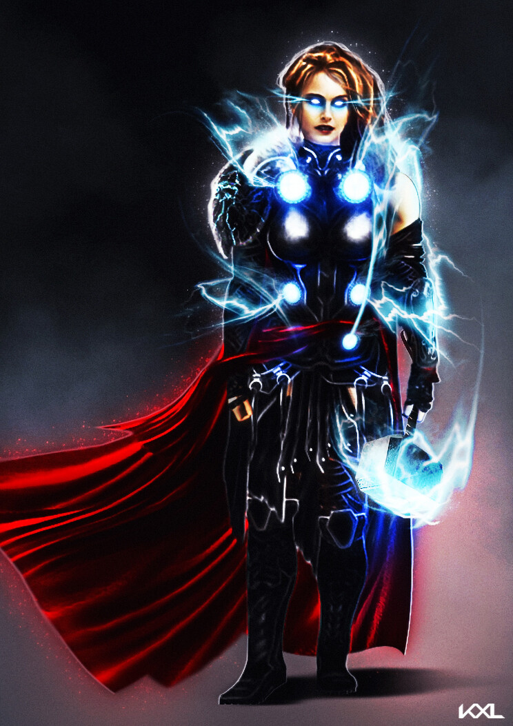 Natalie Portman As Thor Fanart Wallpapers