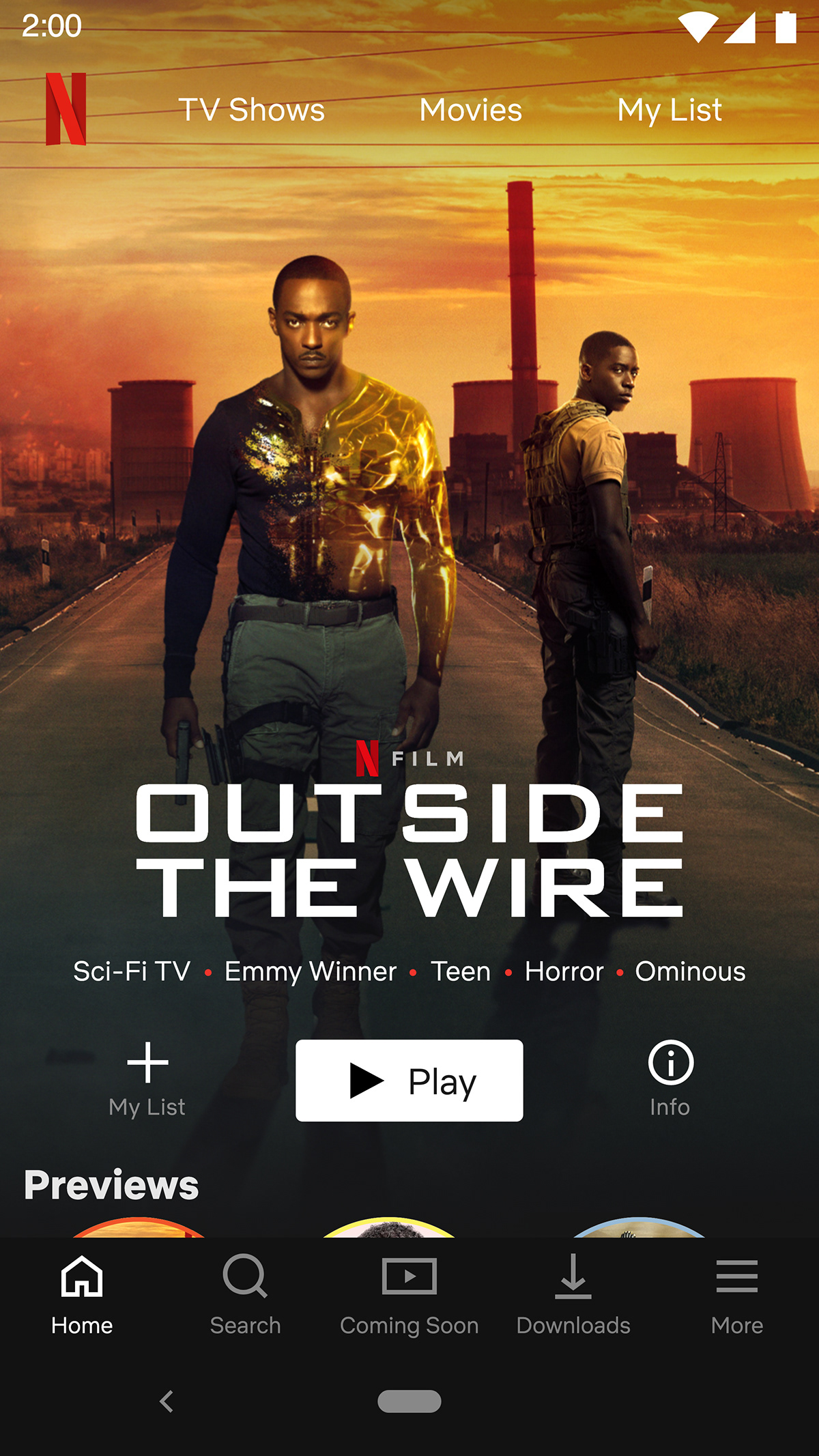 Netflix Outside The Wire Wallpapers