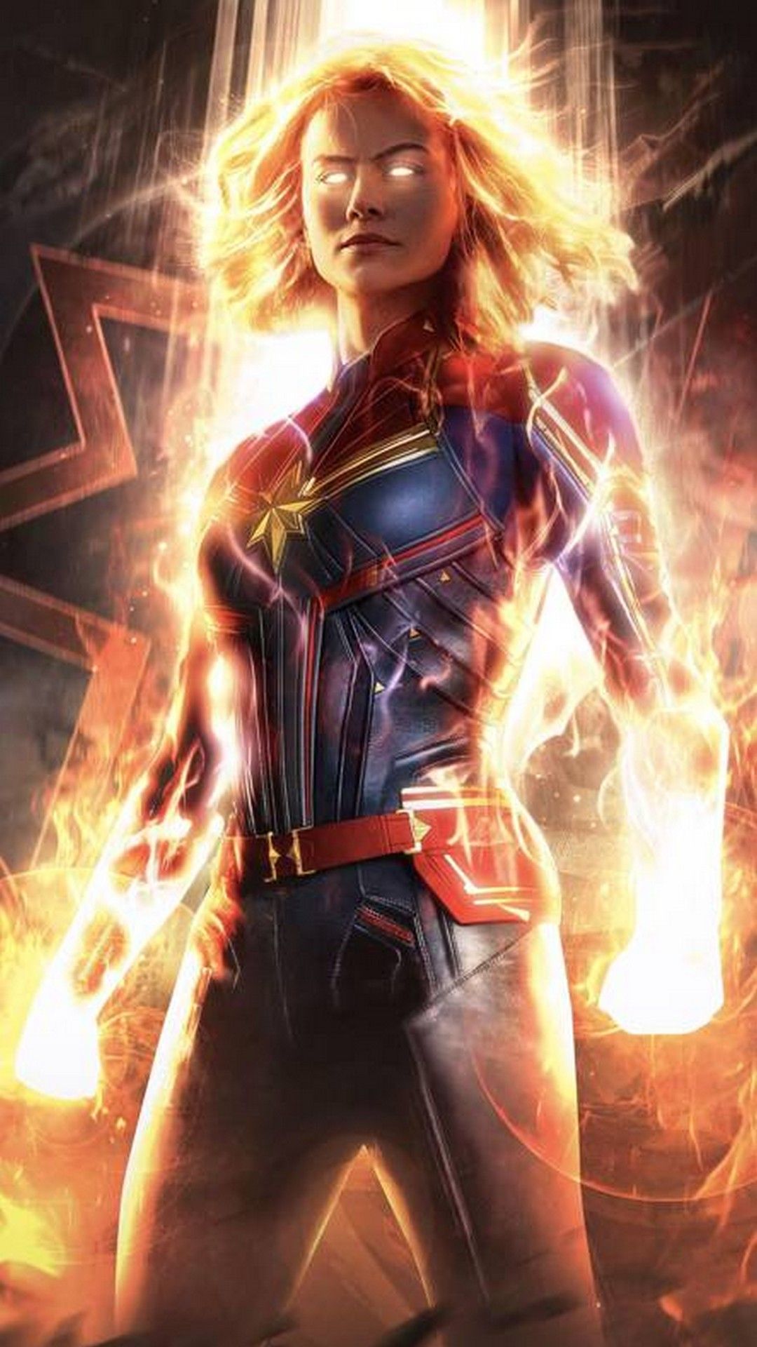New Captain Marvel 2019 Movie Poster Wallpapers