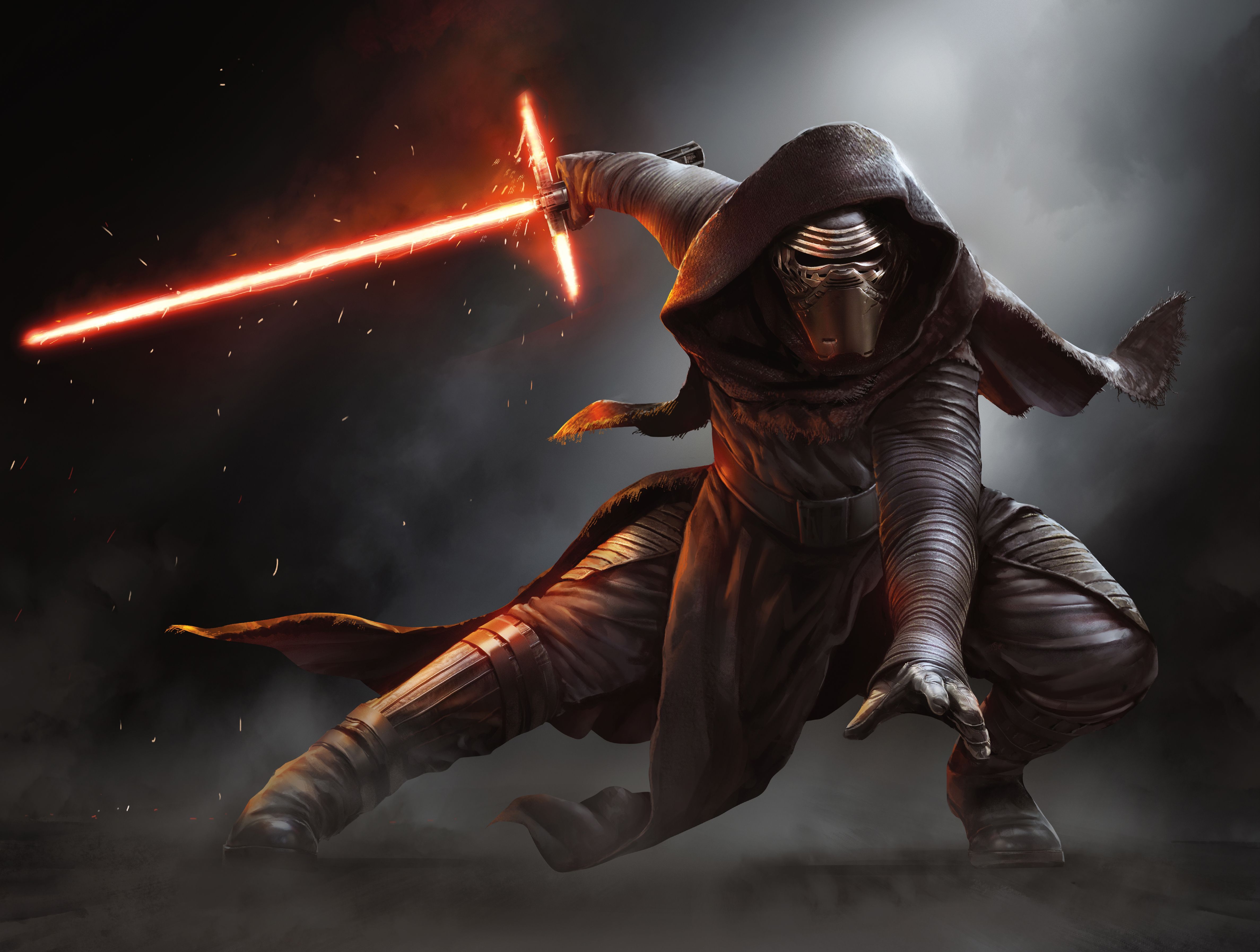 New Kylo Ren 4K Art Wallpapers