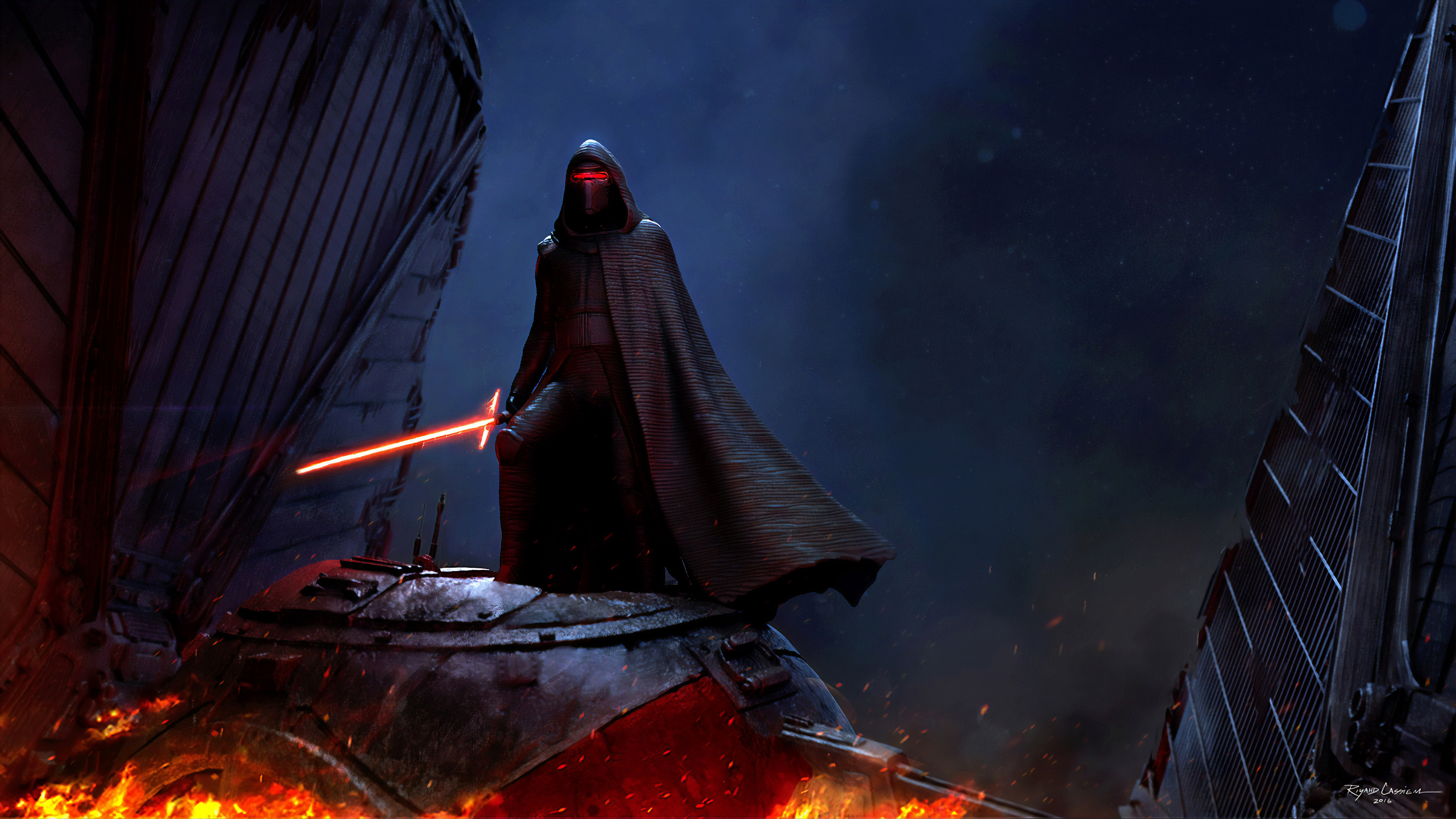 New Kylo Ren 4K Art Wallpapers