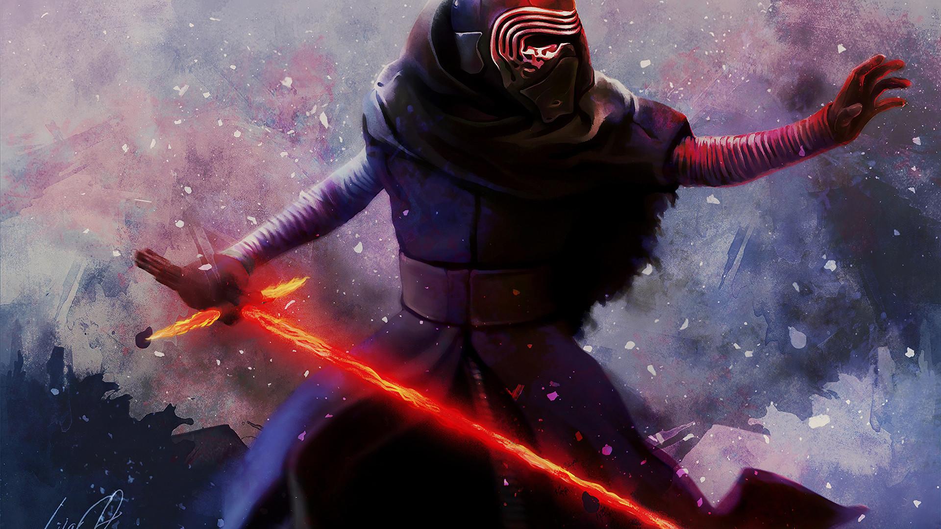 New Kylo Ren 4K Art Wallpapers