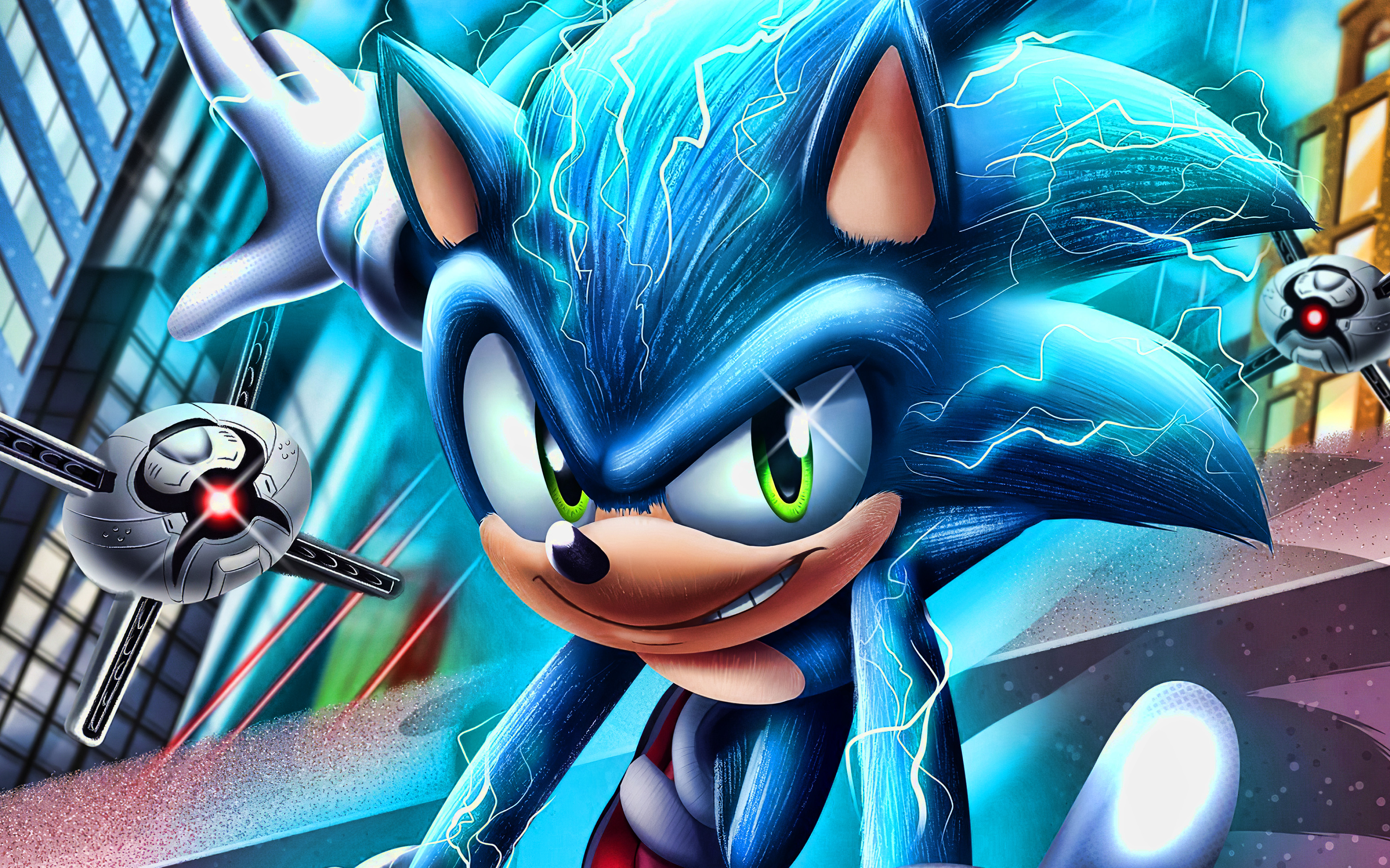 New Sonic The Hedgehog Art Wallpapers