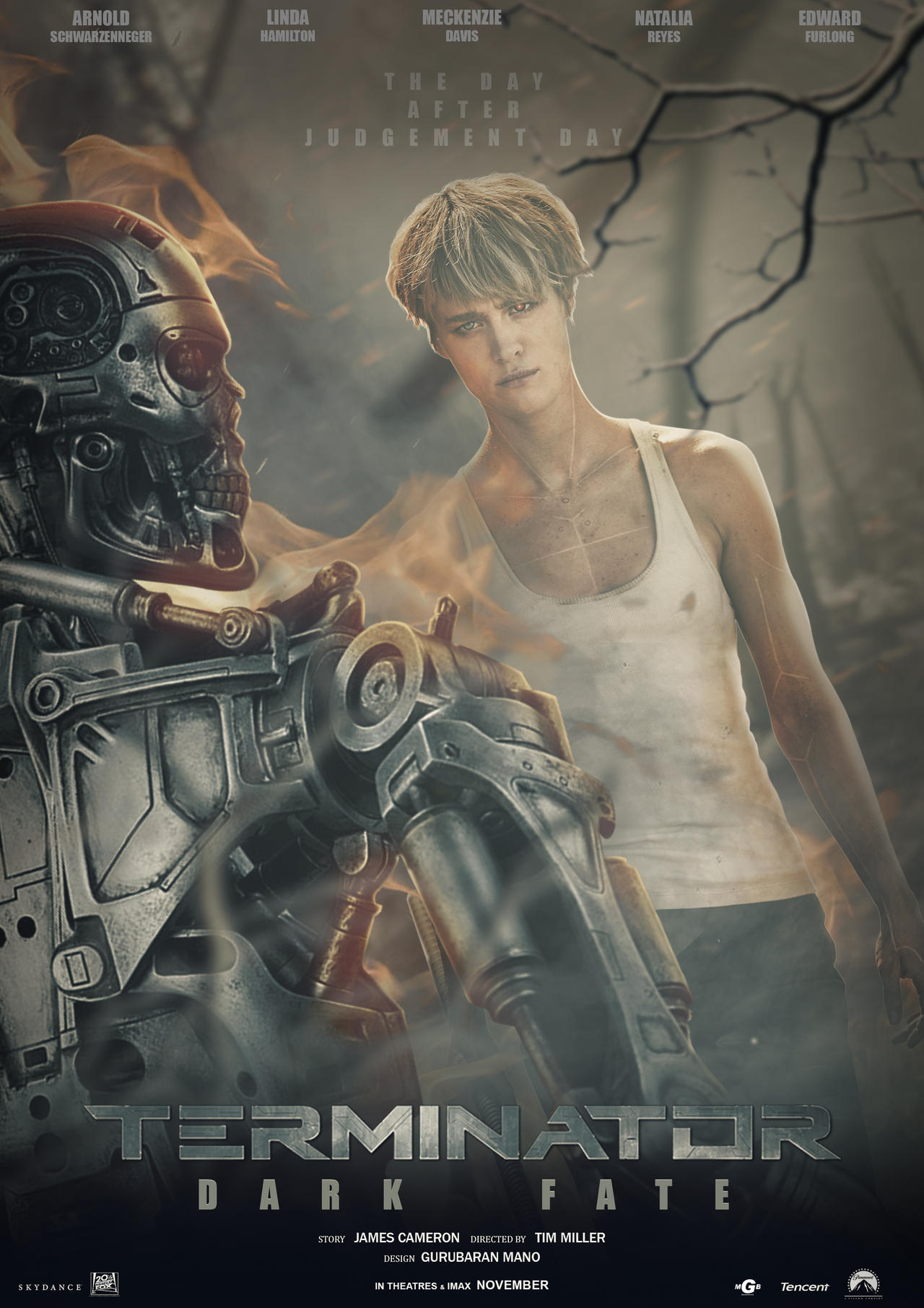 New Terminator Dark Fate Poster Wallpapers