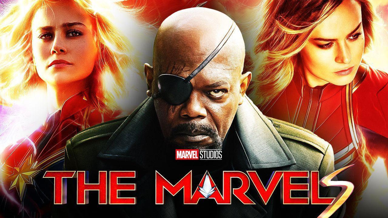 Nick Fury In Captain Marvel Movie Wallpapers