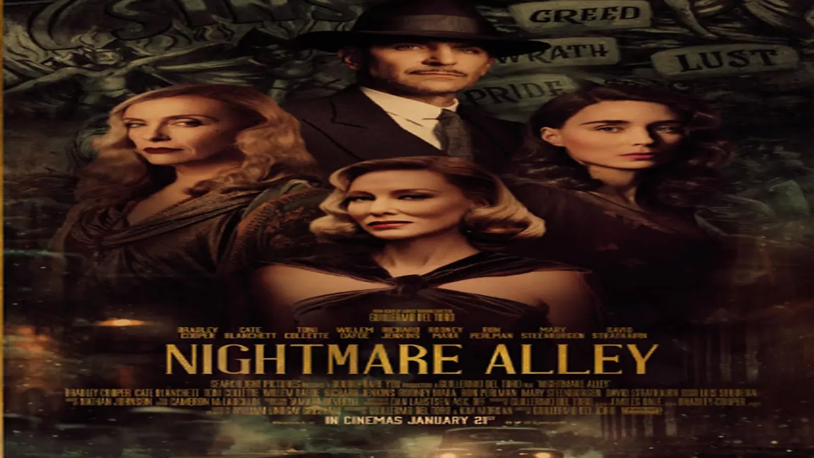 Nightmare Alley 4K Movie Poster Wallpapers