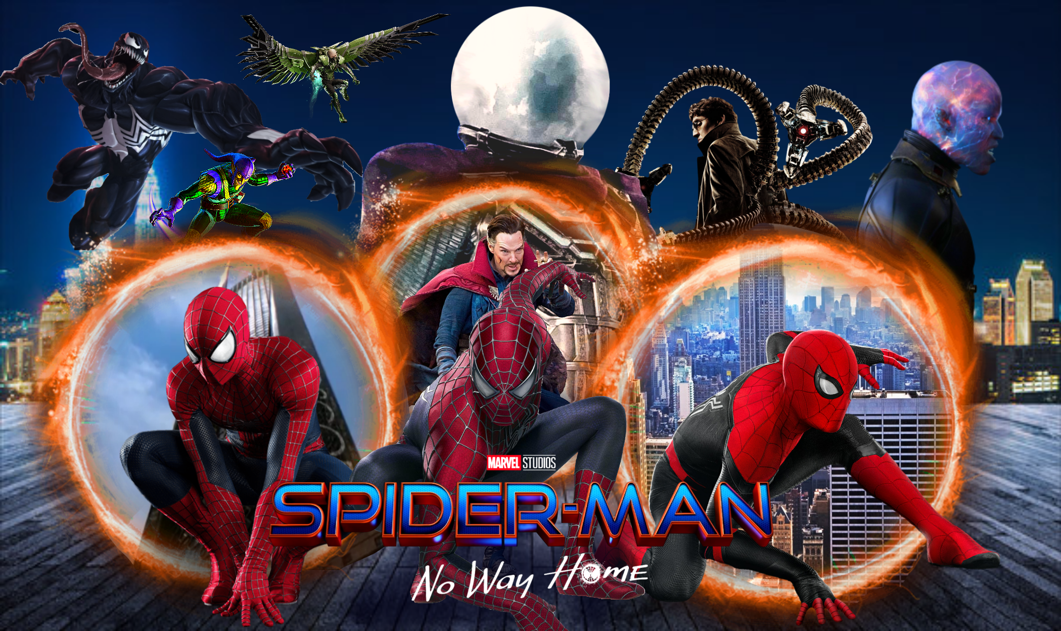 No Way Home 4K Spiderman Key Art Wallpapers