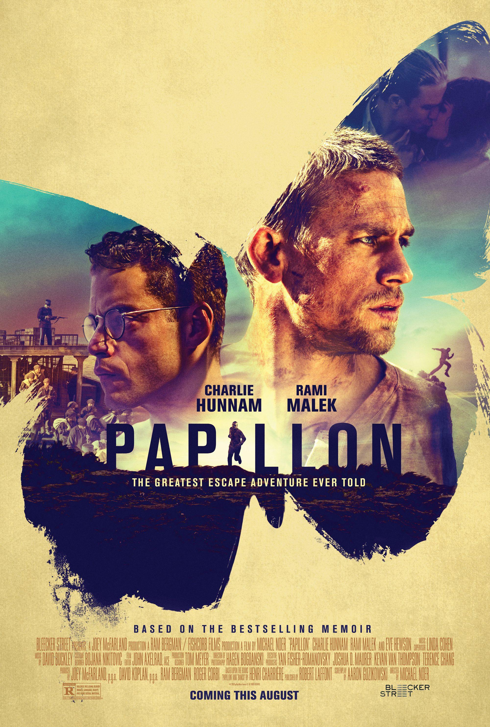 Papillon 2018 Movie Rami Malek Wallpapers