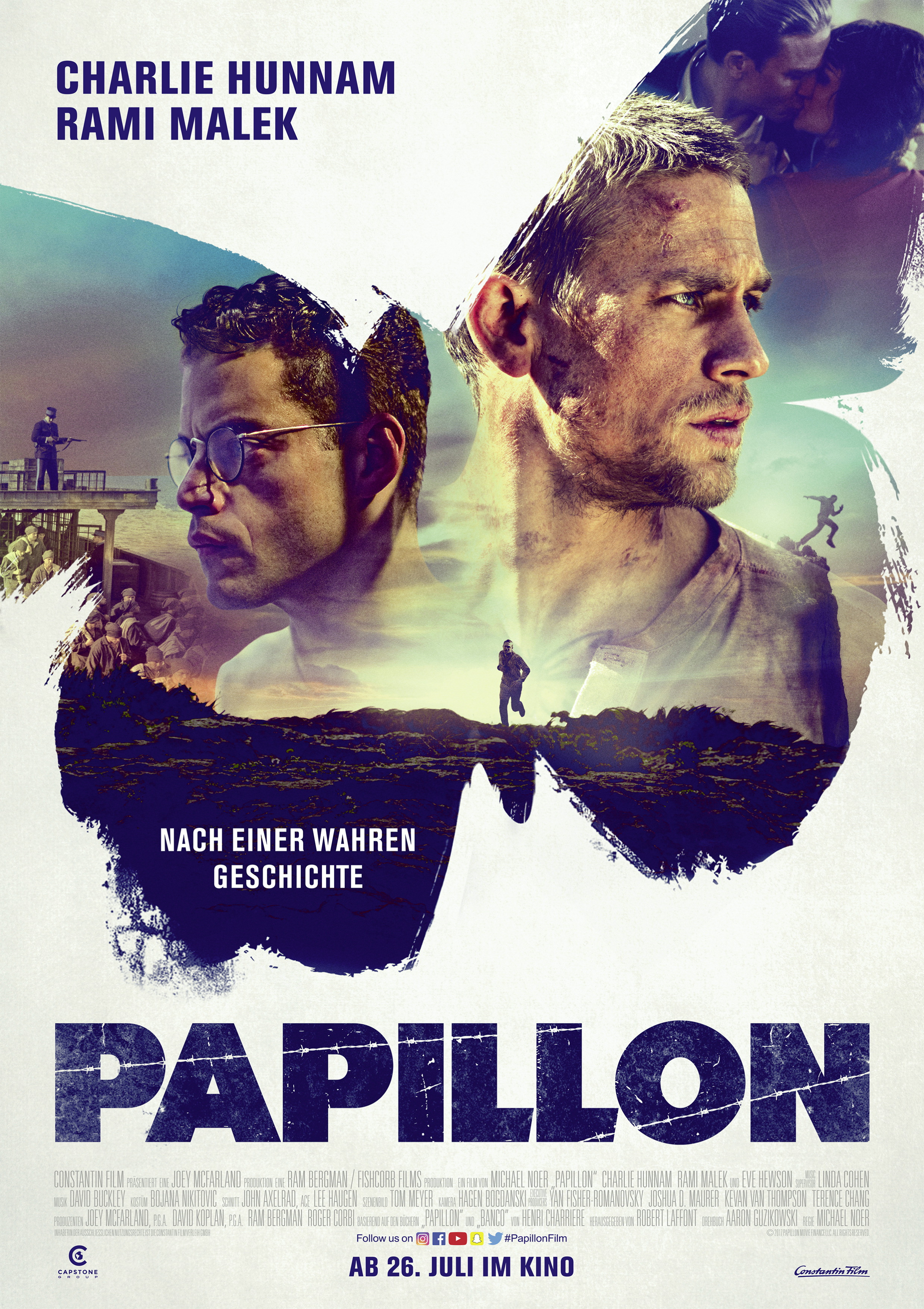 Papillon 2018 Movie Rami Malek Wallpapers