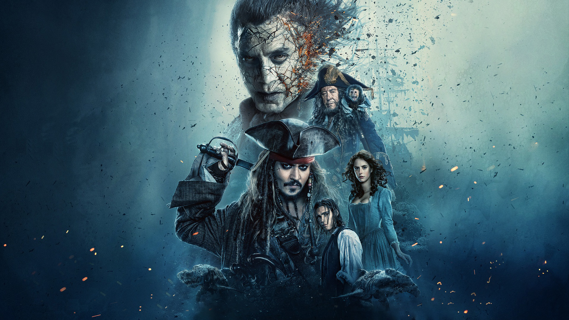 Pirates Of The Caribbean Dead Men Tell No Tales Characters Wallpapers