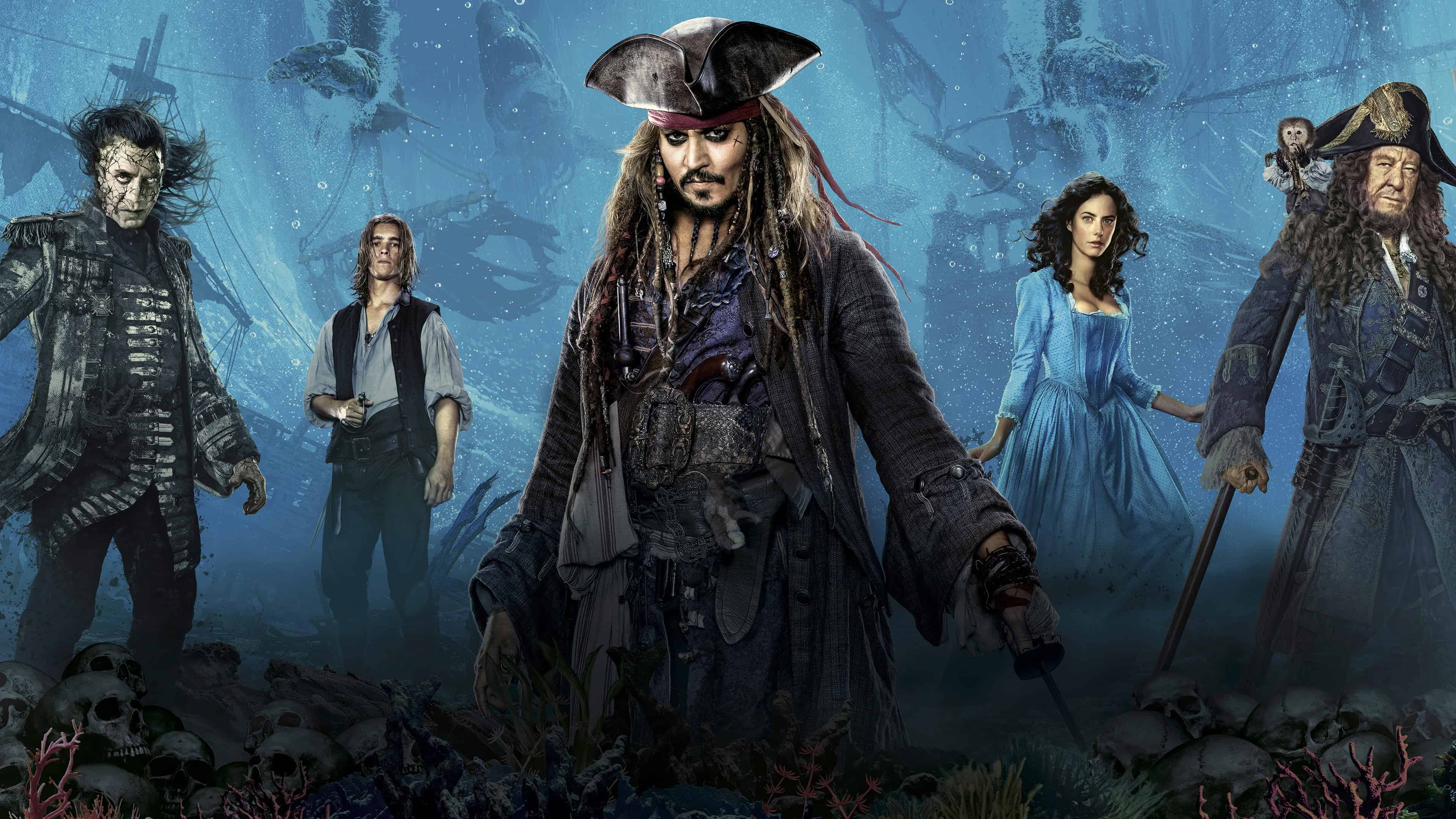 Pirates Of The Caribbean Dead Men Tell No Tales Characters Wallpapers