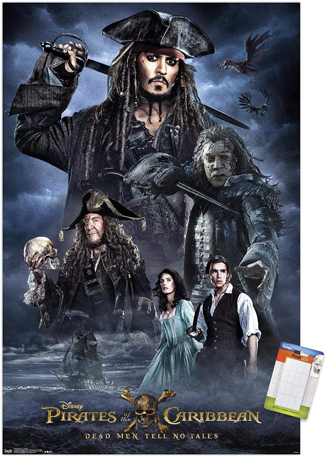 Pirates Of The Caribbean: Dead Men Tell No Tales Movie Poster Wallpapers
