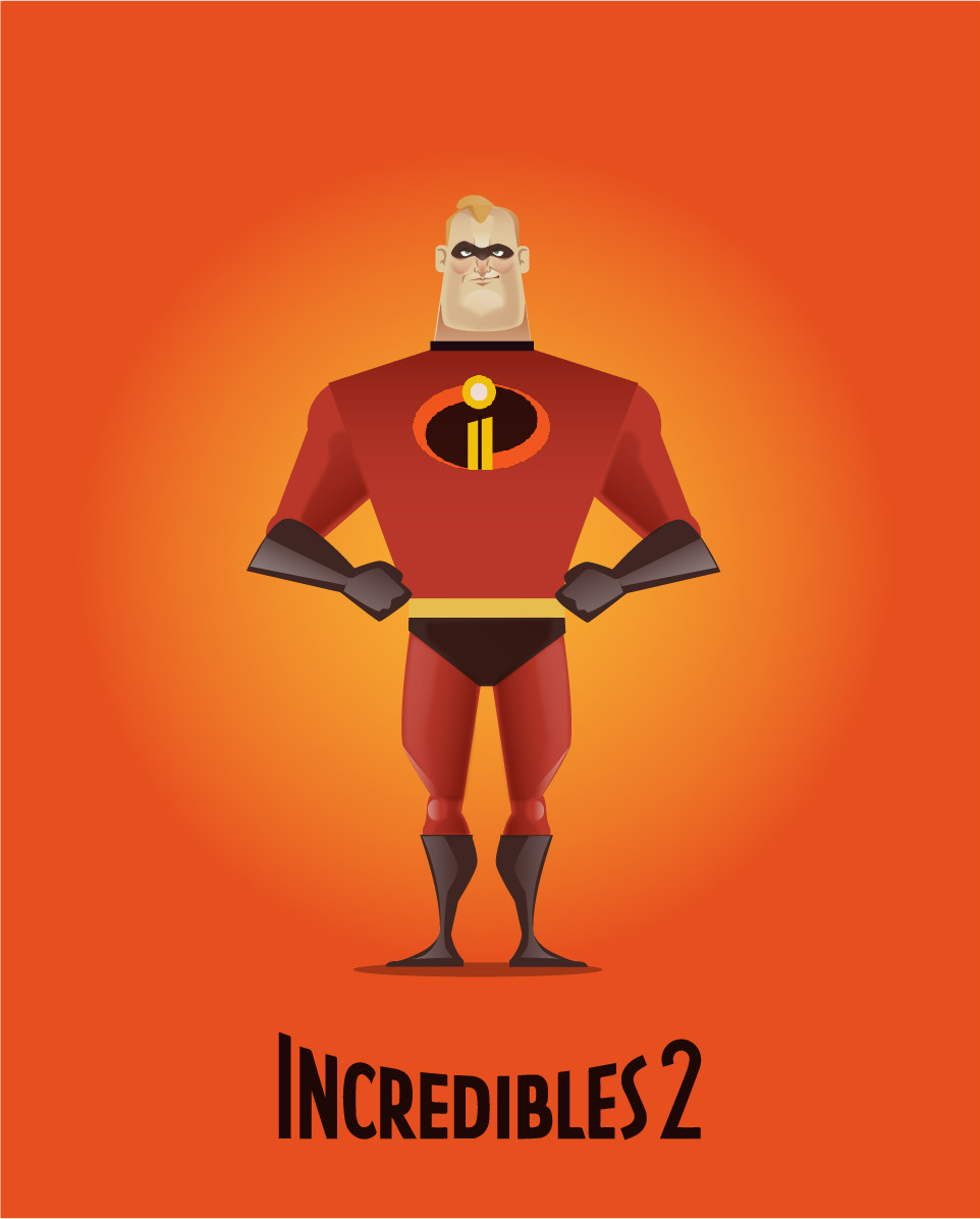 Pixar Incredibles 2 All Character Poster Wallpapers