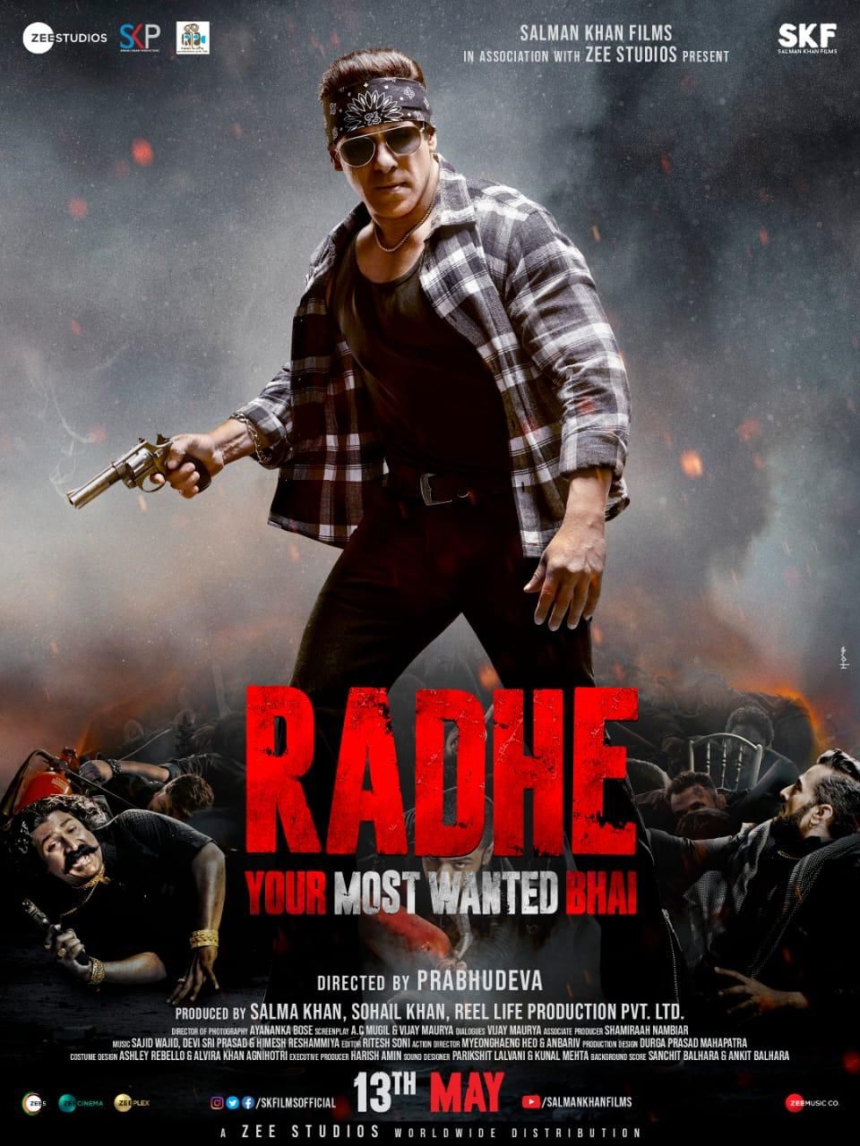 Radhe Movie Poster Wallpapers