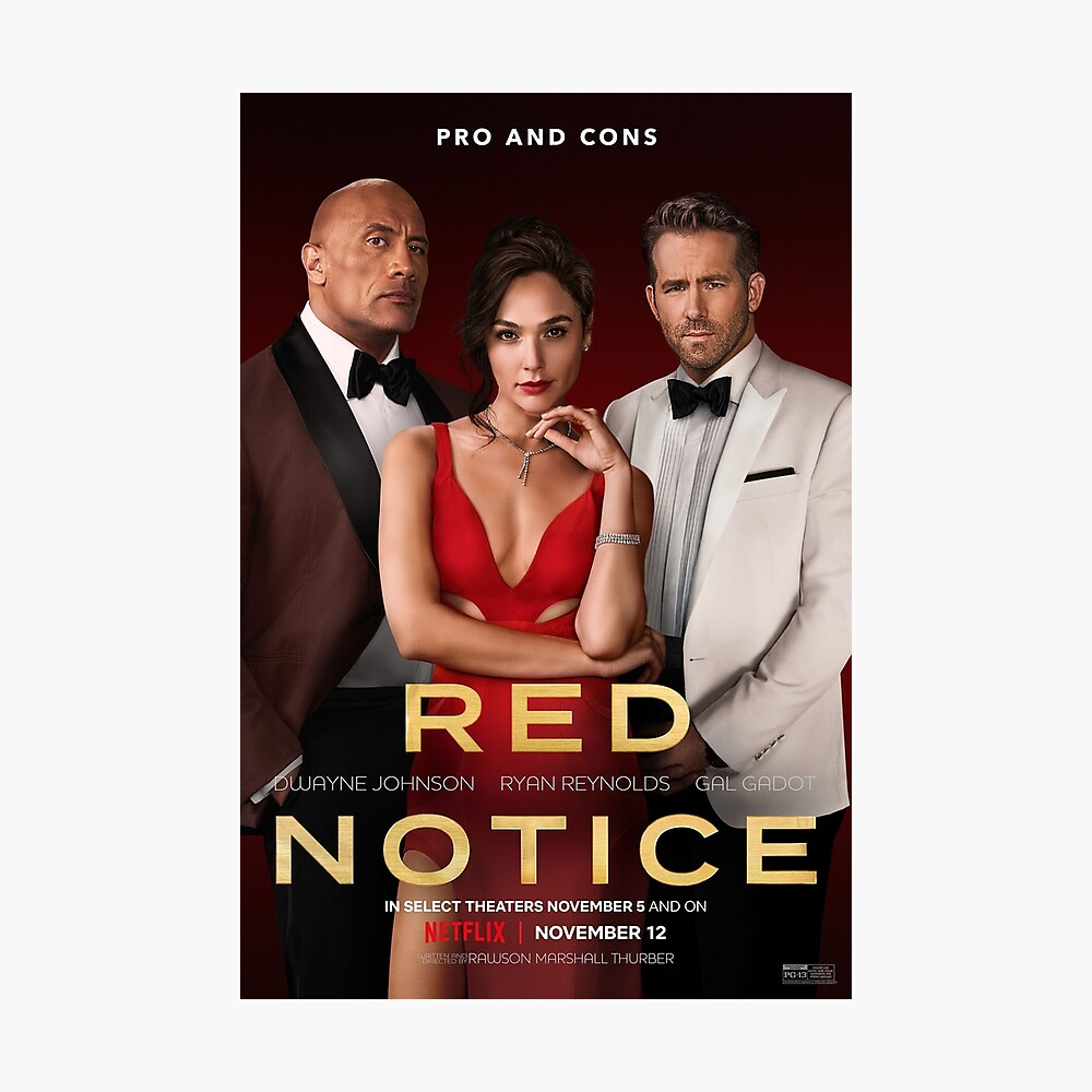 Red Notice Netflix Movie Wallpapers