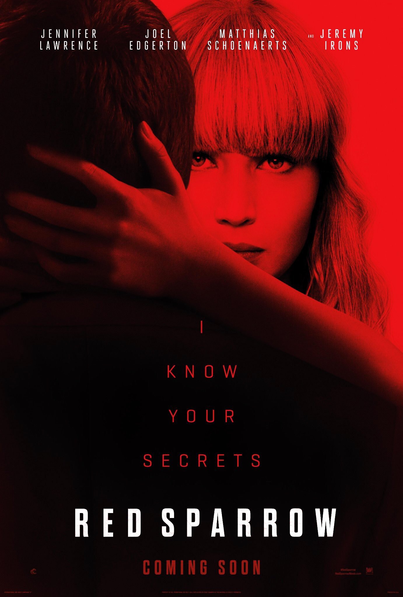 Red Sparrow Jennifer Lawrence Movie 2018 Wallpapers