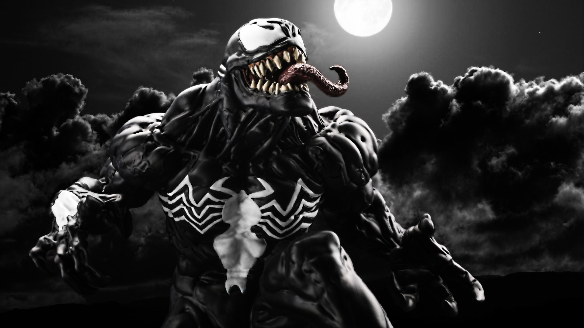 Retro Venom Art Wallpapers