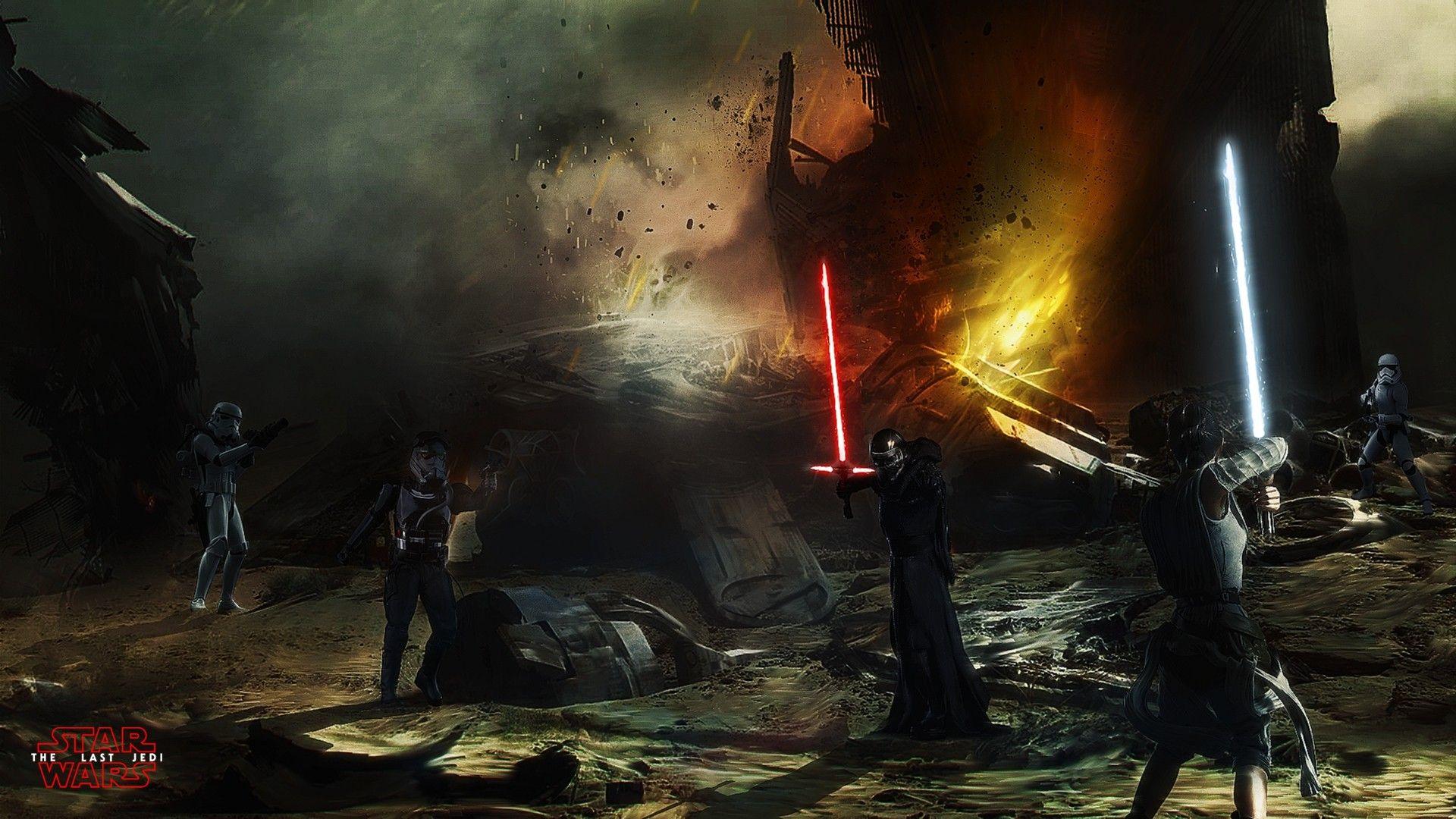 Rey And Luke Star Wars The Last Jedi Wallpapers