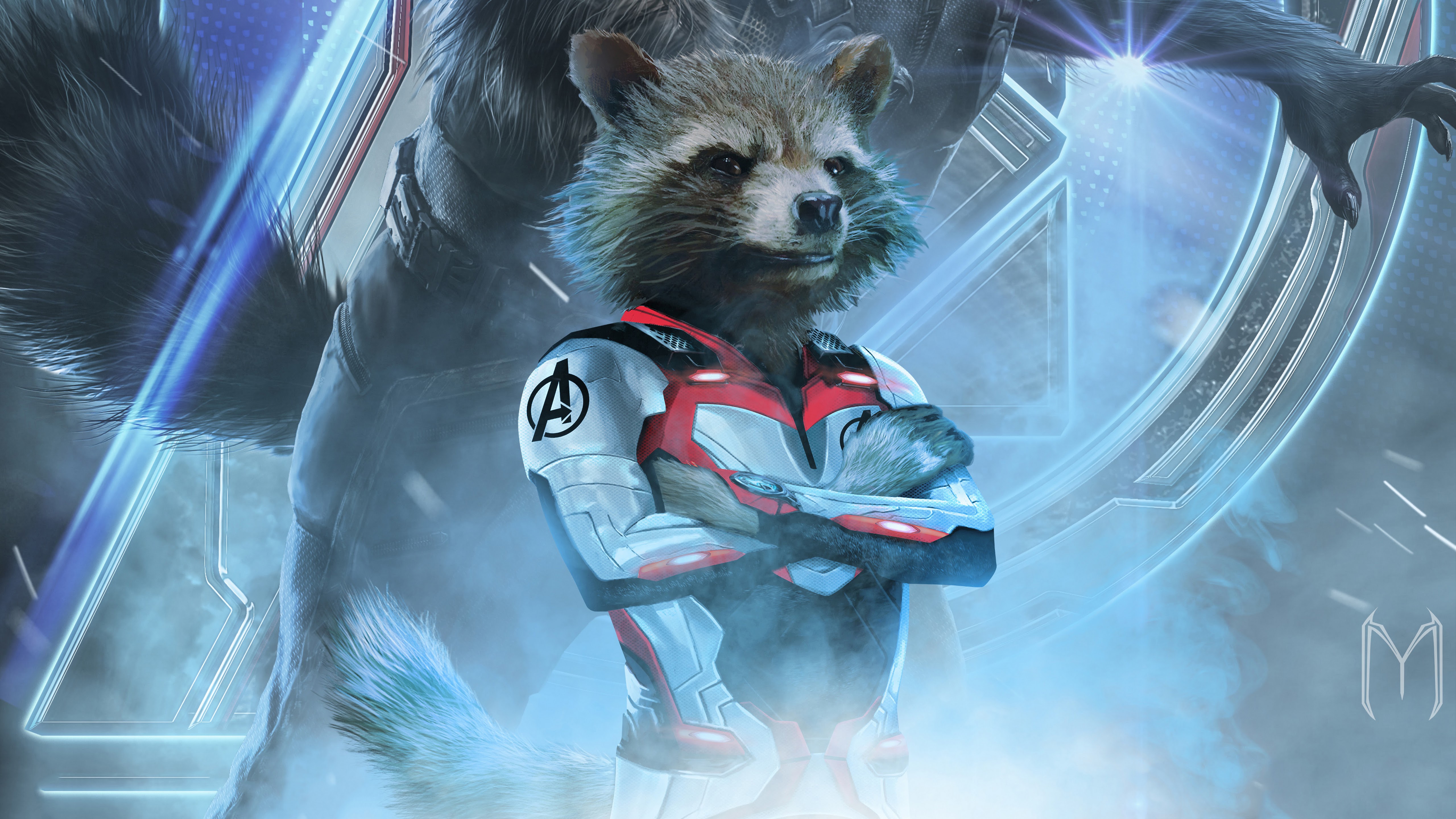 Rocket Raccoon In Avengers Endgame Wallpapers