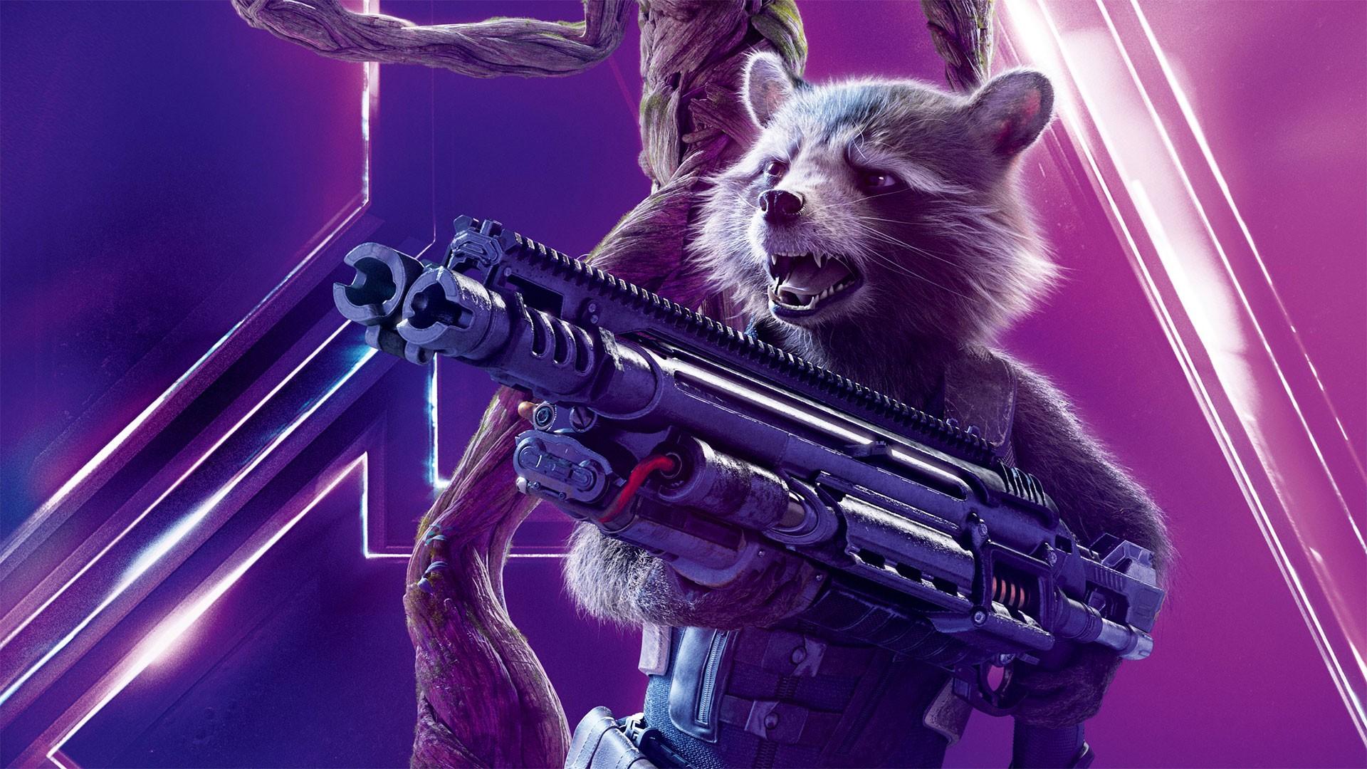 Rocket Raccoon In Avengers Endgame Wallpapers