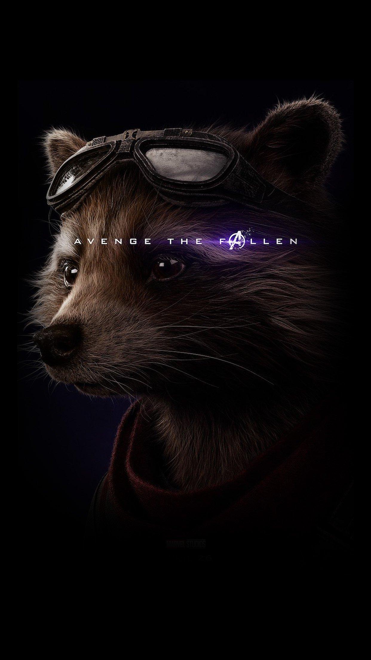 Rocket Raccoon In Avengers Endgame Wallpapers