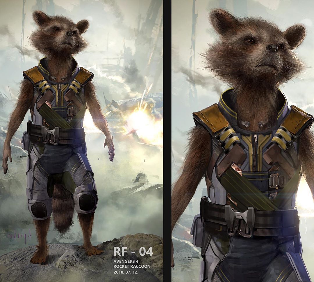 Rocket Raccoon In Avengers Endgame Wallpapers