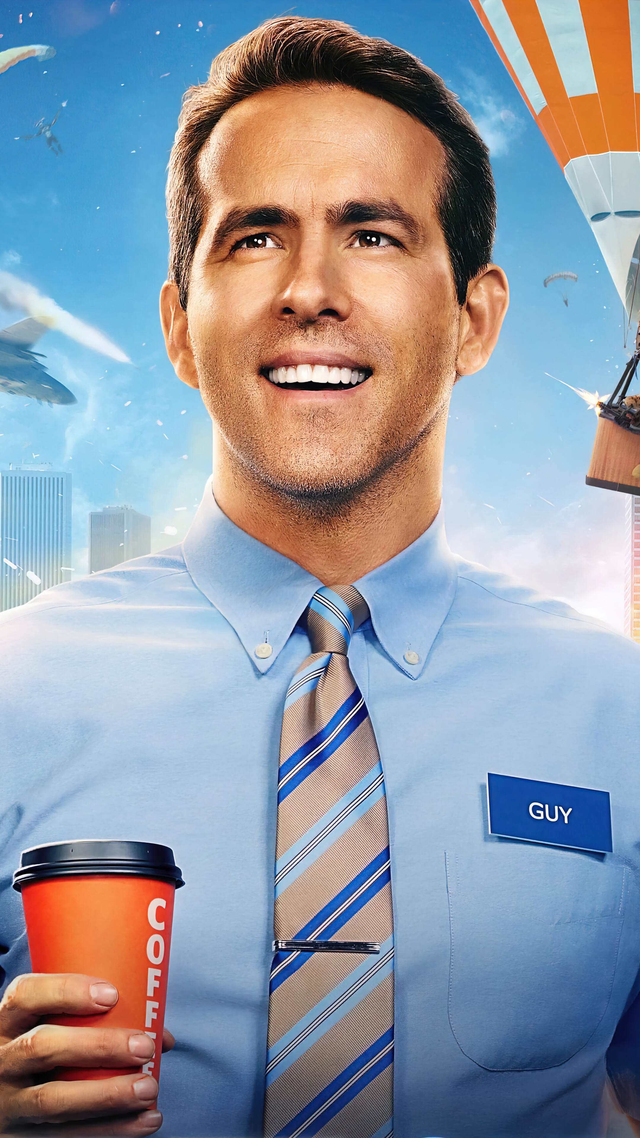 Ryan Reynolds Free Guy Poster Wallpapers